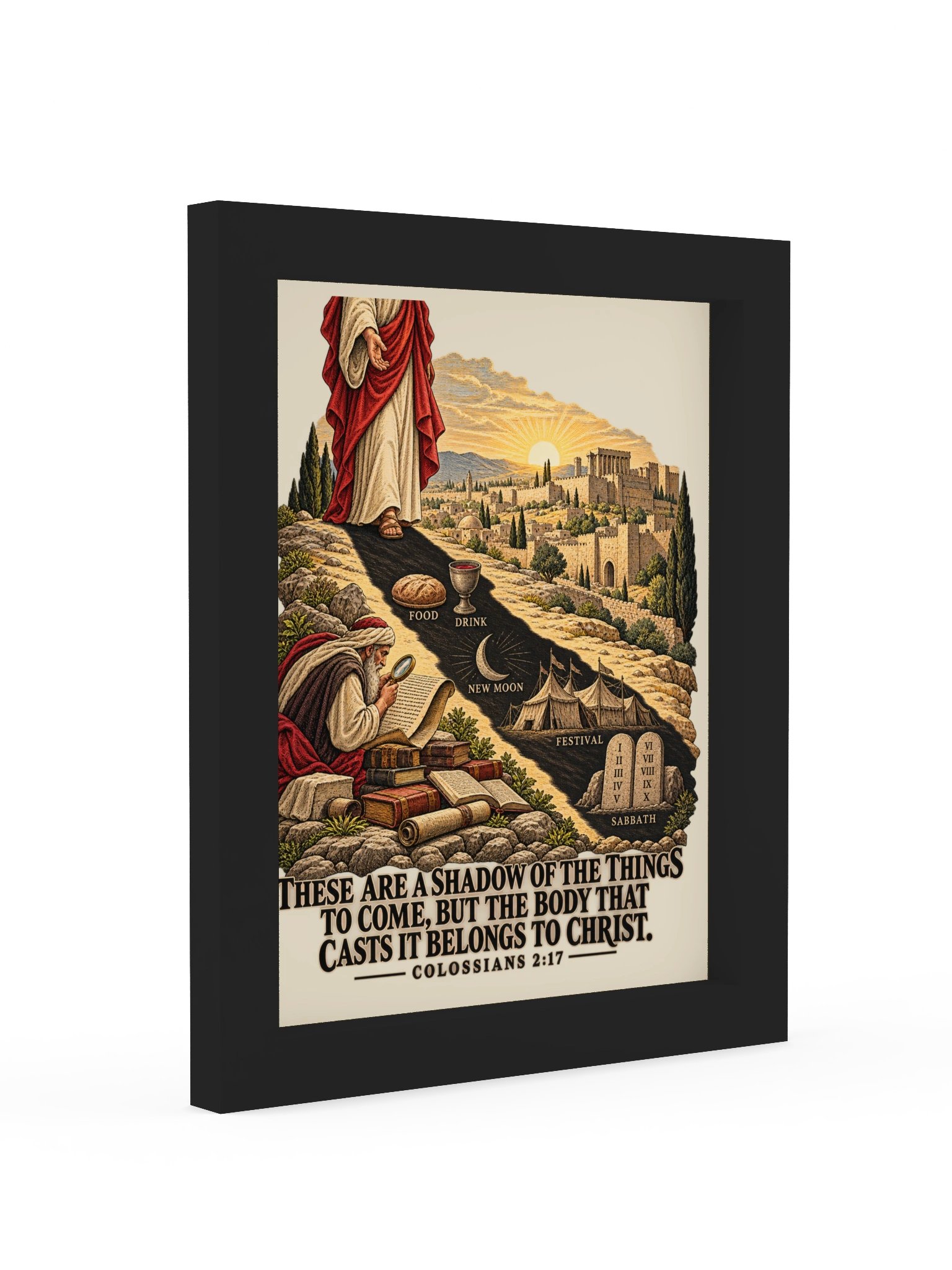 Body and Shadow Framed Wall Art product image (2)