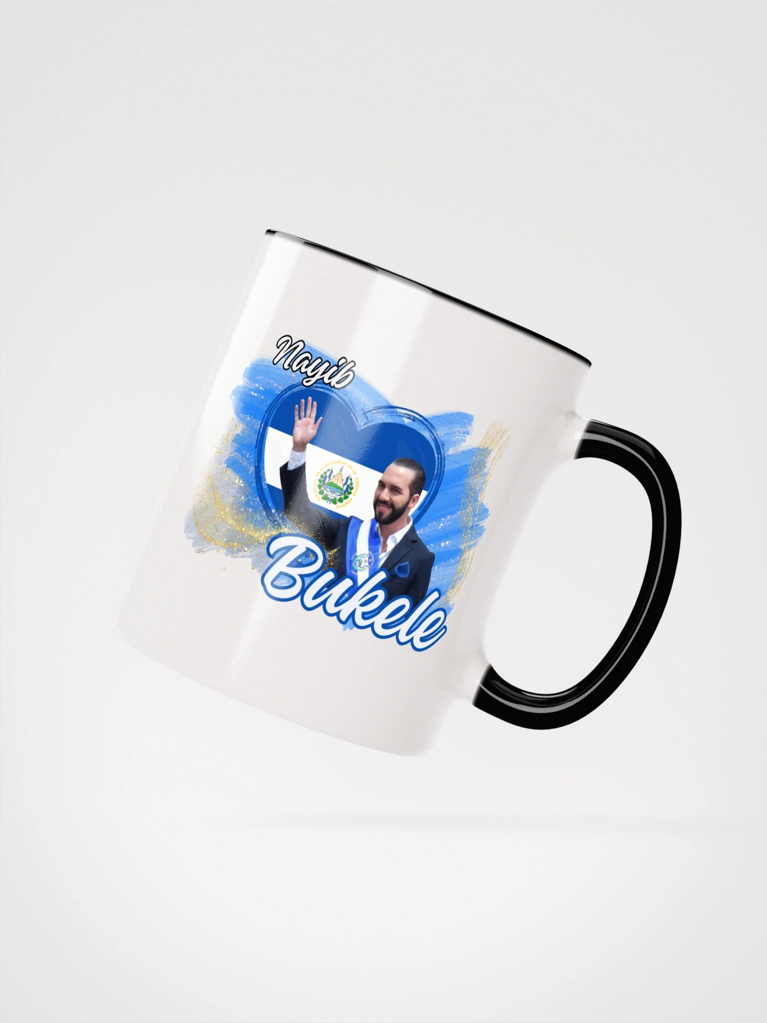 Nayib Bukele Wave Ceramic Mug product image (4)
