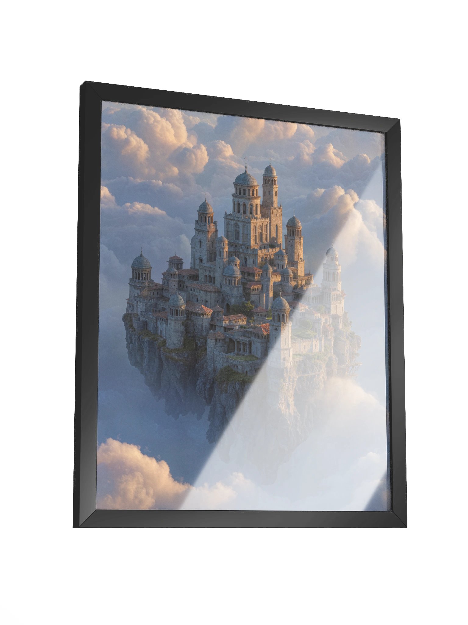 The Cloudborne Bastion – Framed Poster product image (5)