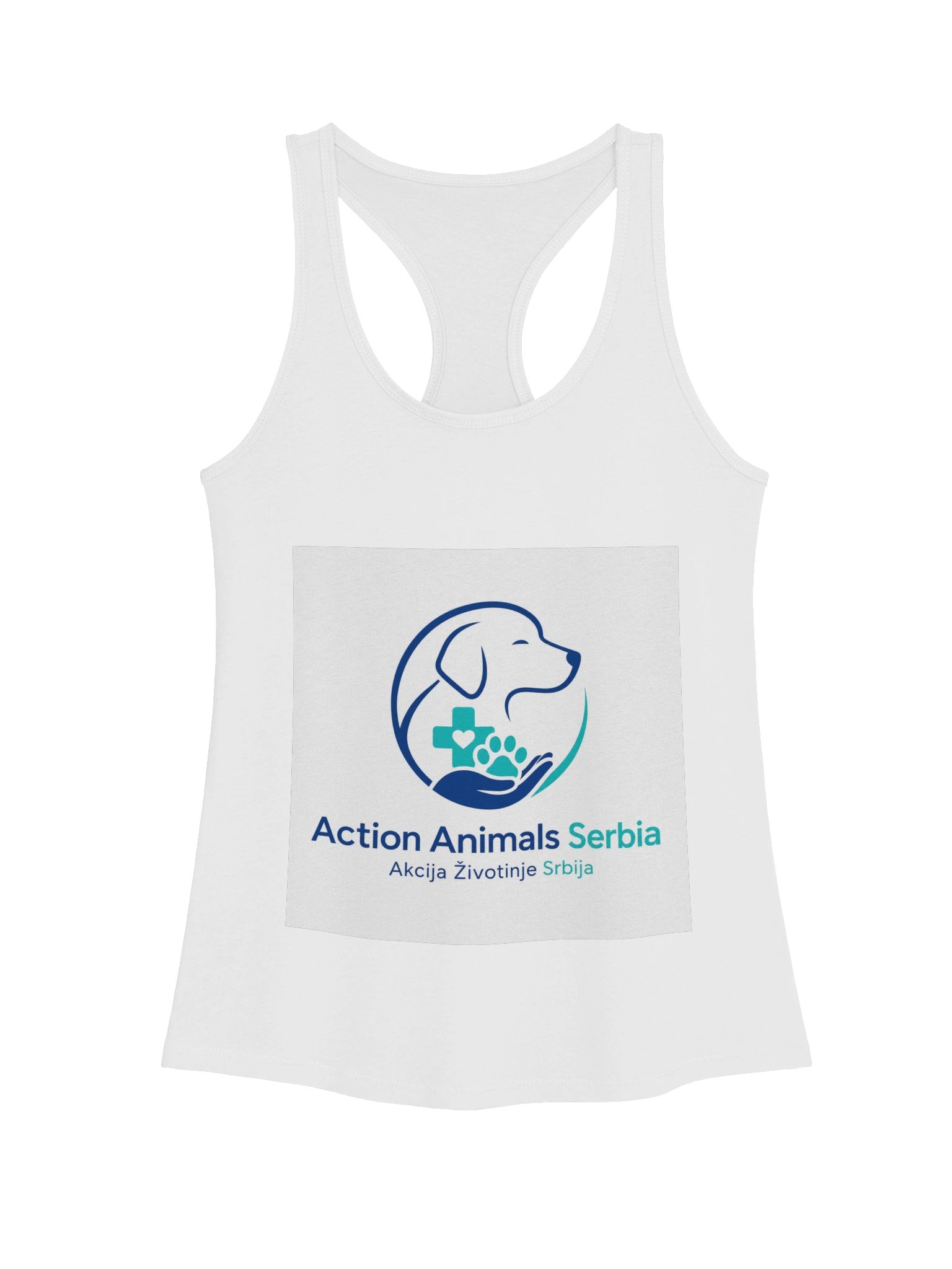Action Animals Serbia Racerback Tanktop product image (1)