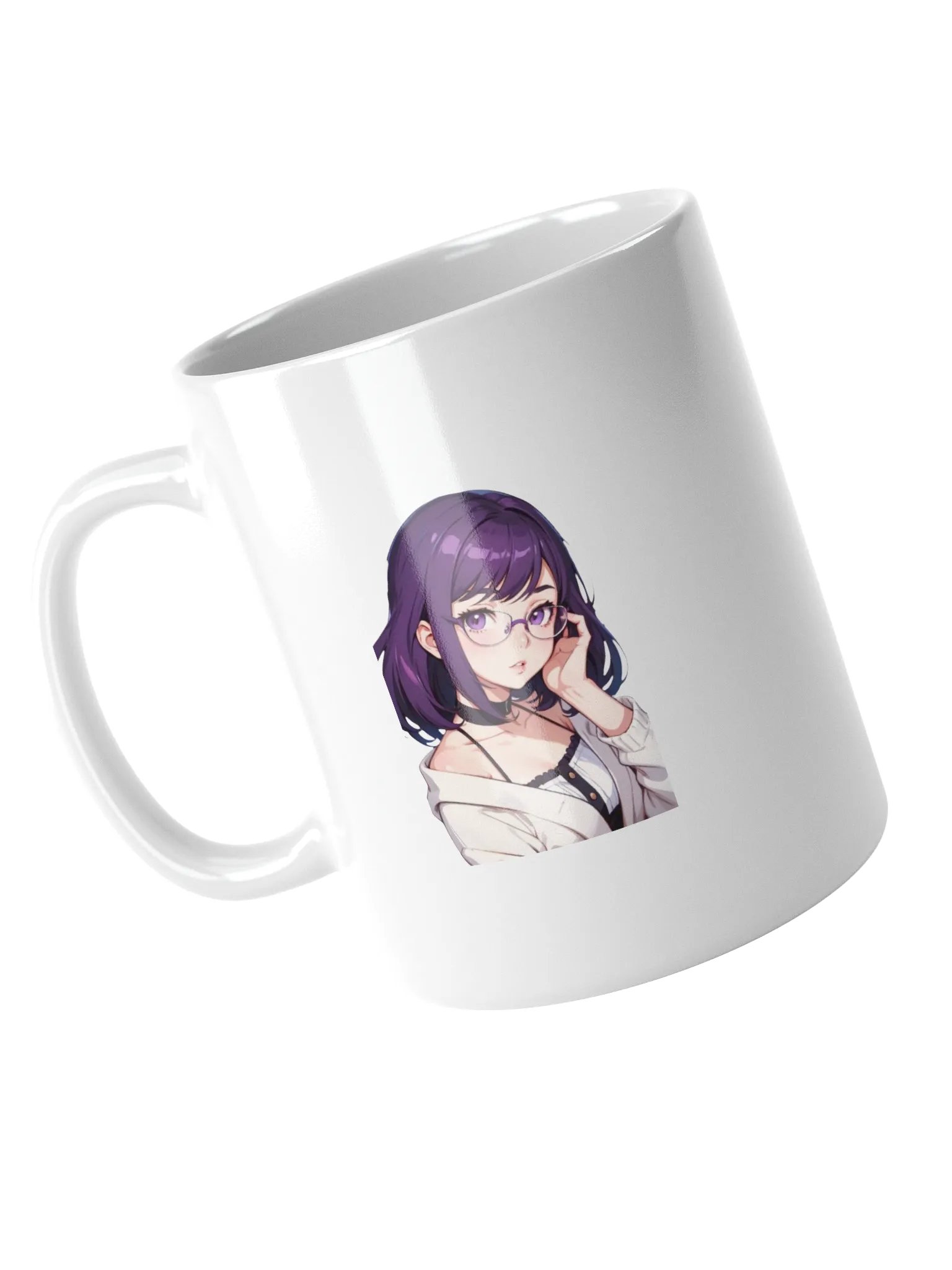 (PURPLE WAIFU) K White Mug product image (3)