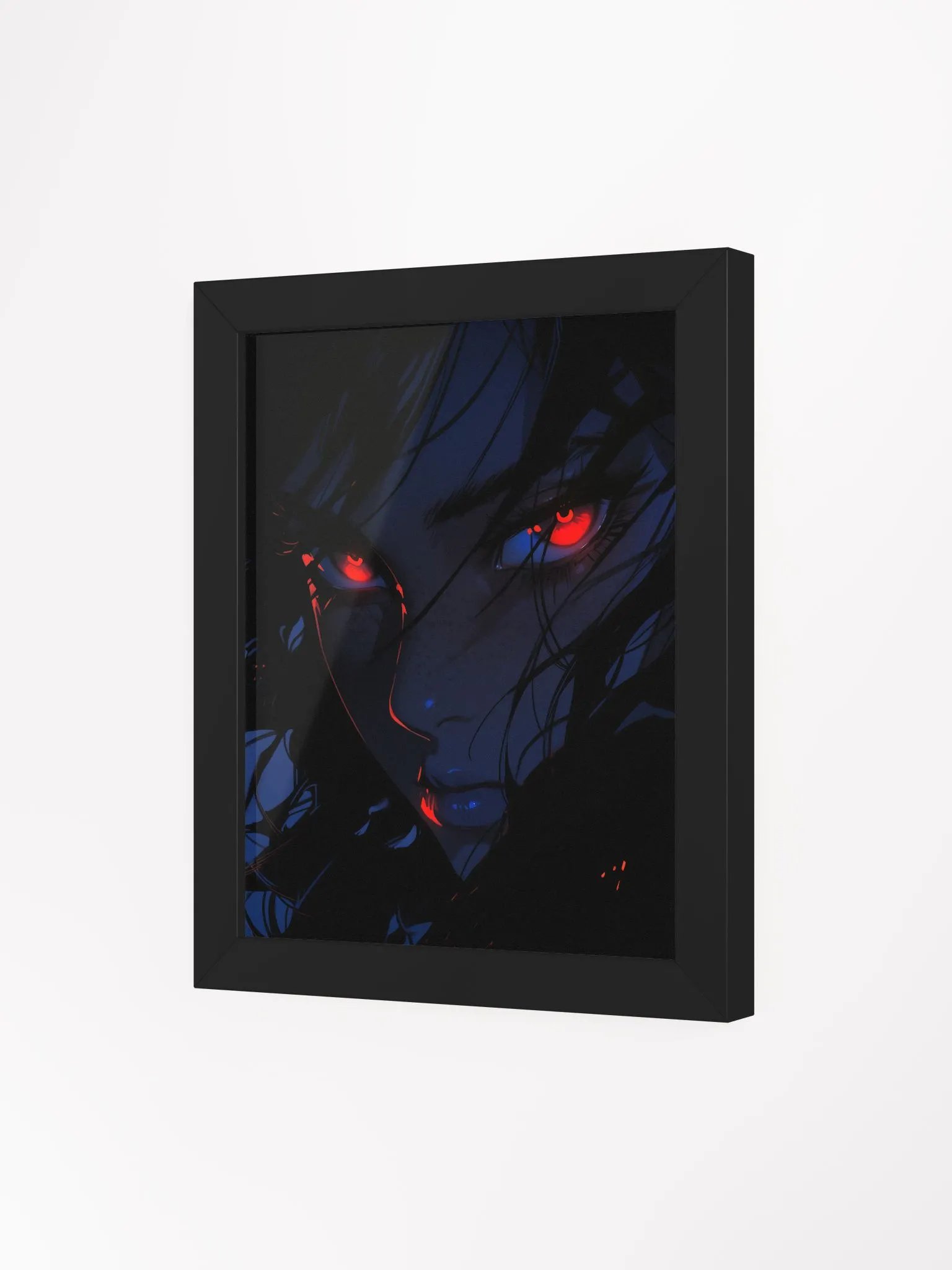 Framed Crimson Gaze Matte Poster product image (37)