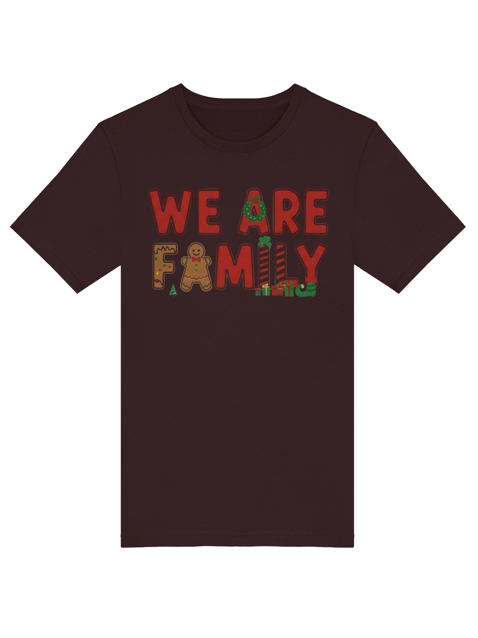 We Are Family Christmas T-Shirt – Gingerbread Holiday Family Shirt, Matching Xmas Tee, Funny Festive Graphic Shirt product image (5)