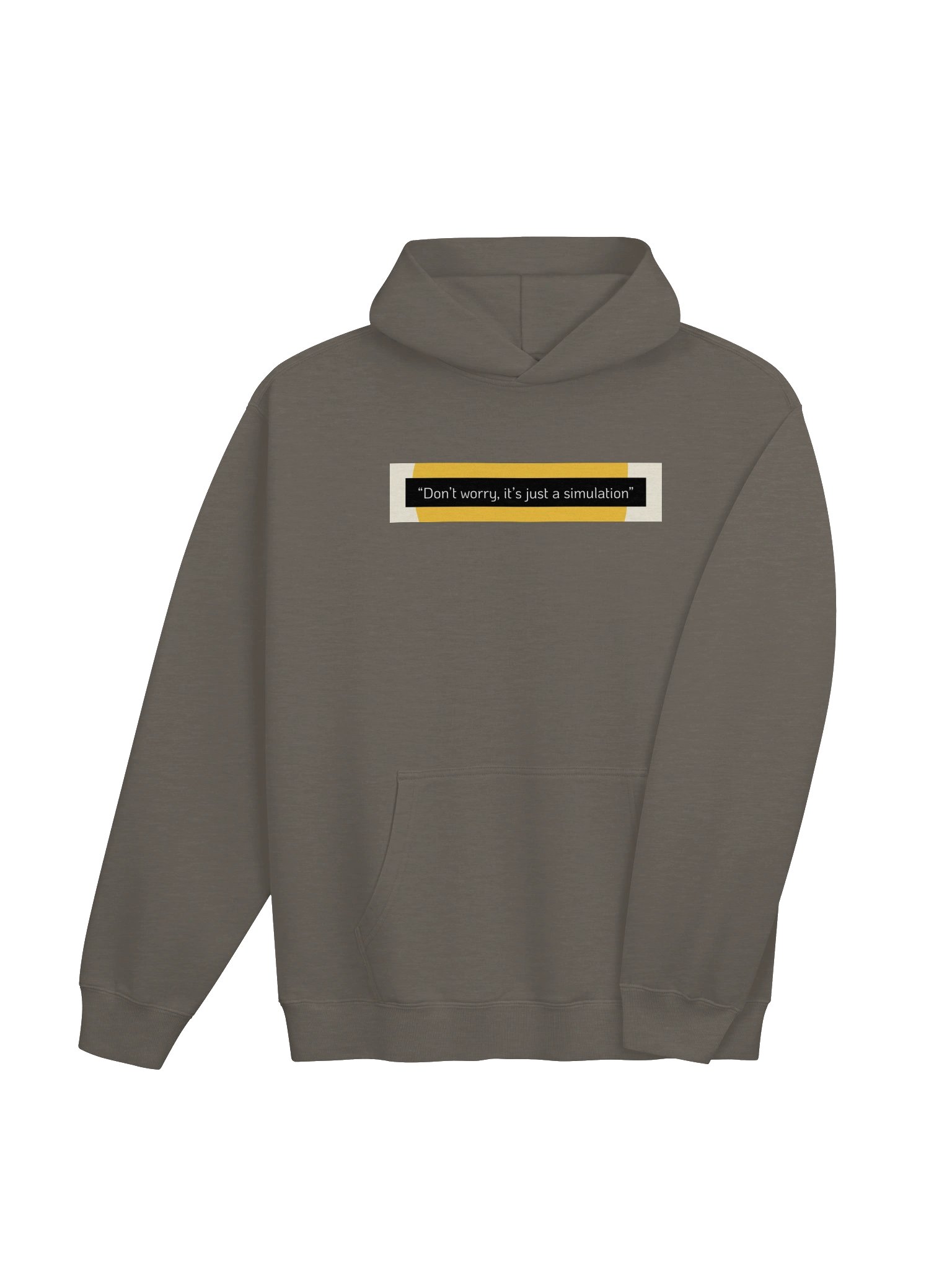 Don't worry, it's just a simulation |HOODIE product image (12)