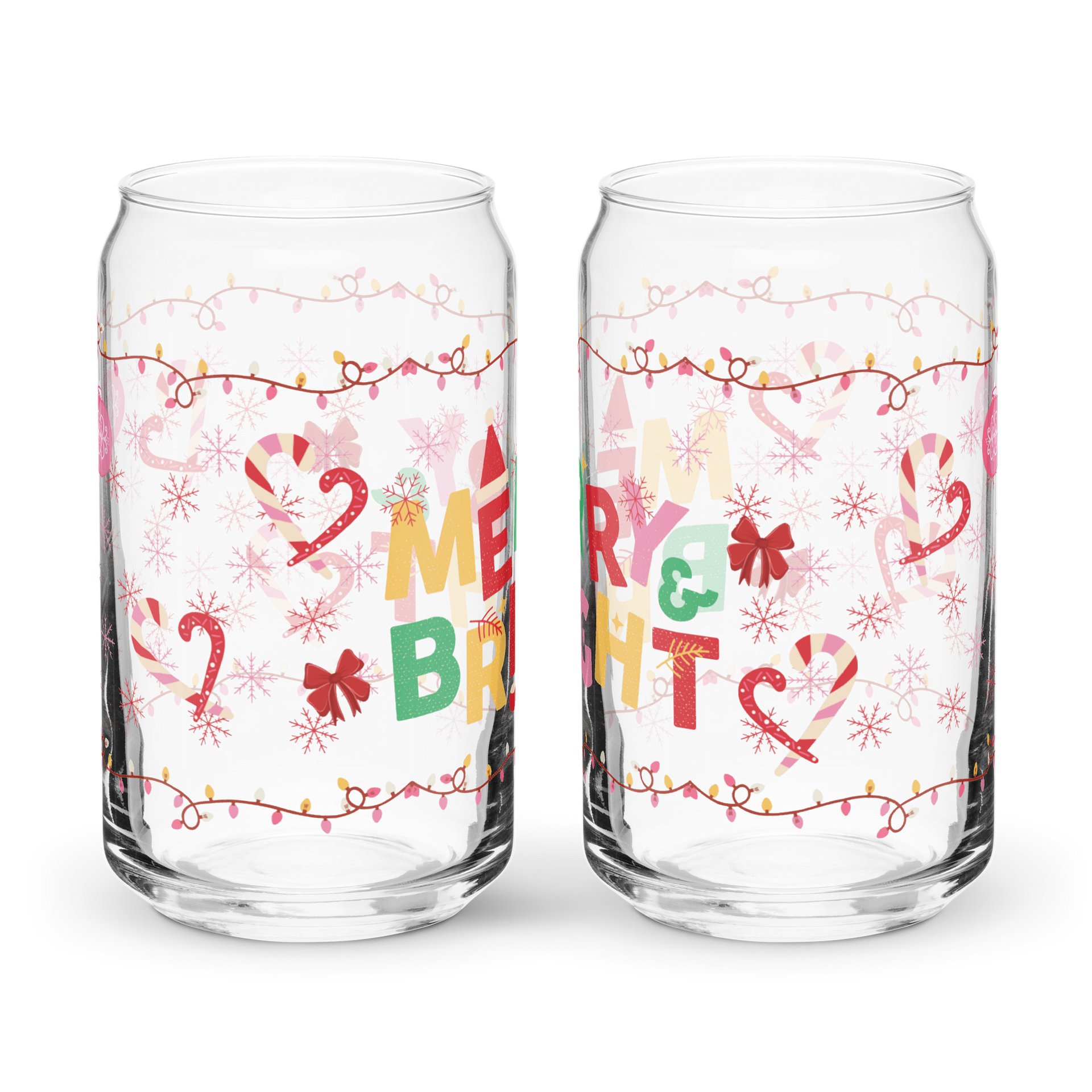 Merry & Bright Glass Tumbler product image (8)