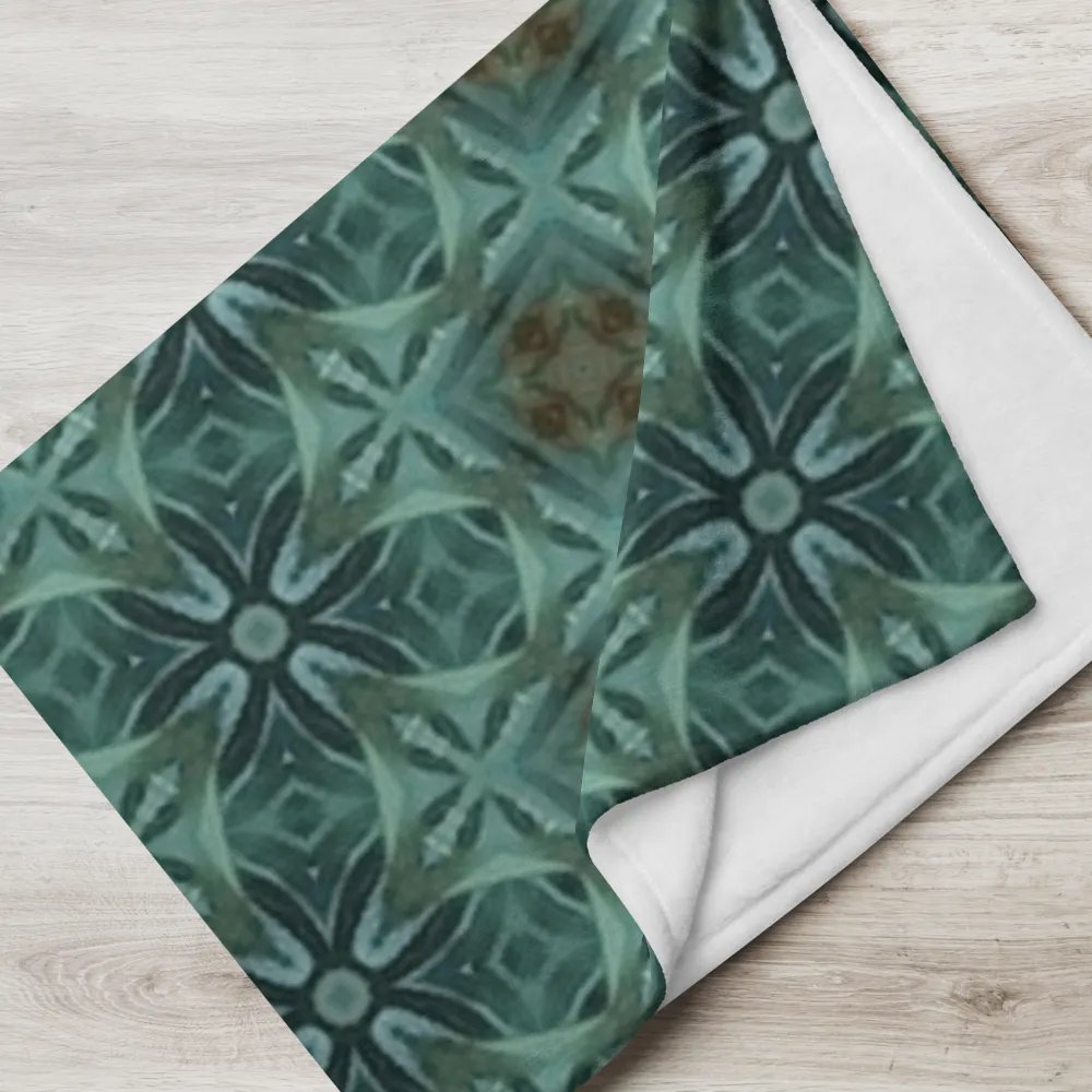 "Diagonal Floral Seamless Patterned Throw Blanket product image (8)
