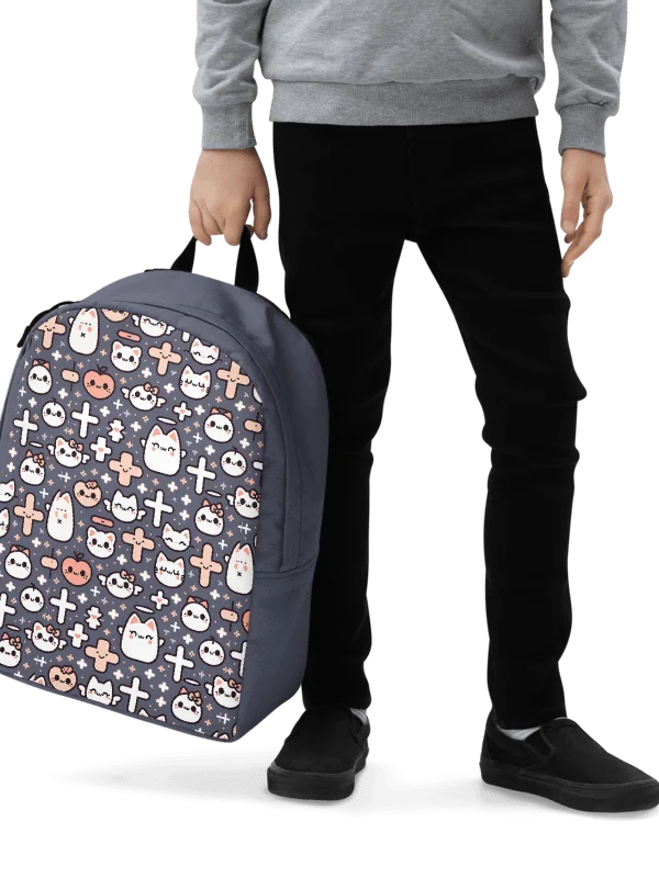 Cats and Crosses Minimalist Backpack product image (8)