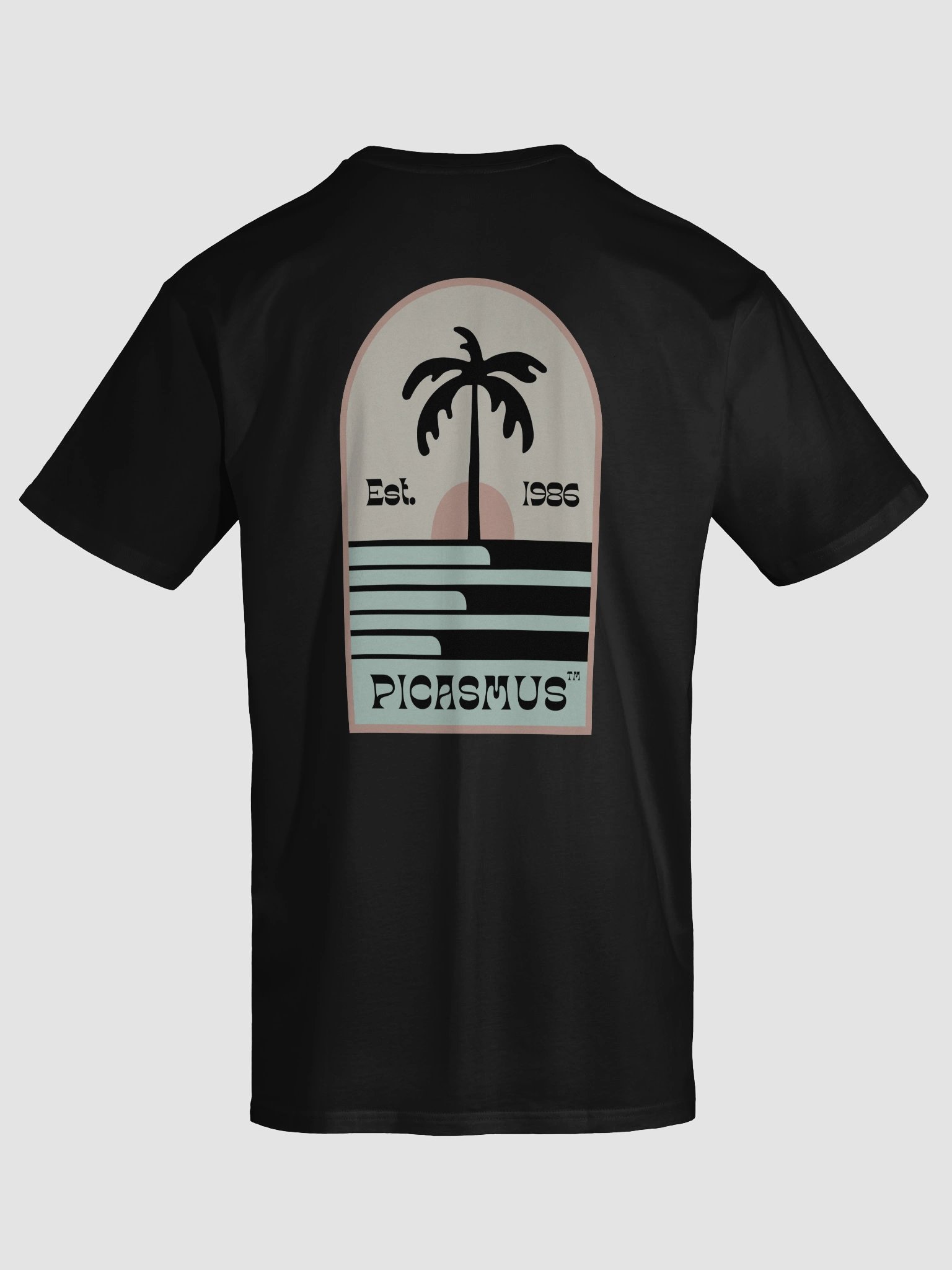 sunset palm unisex Premium T-Shirt product image (7)