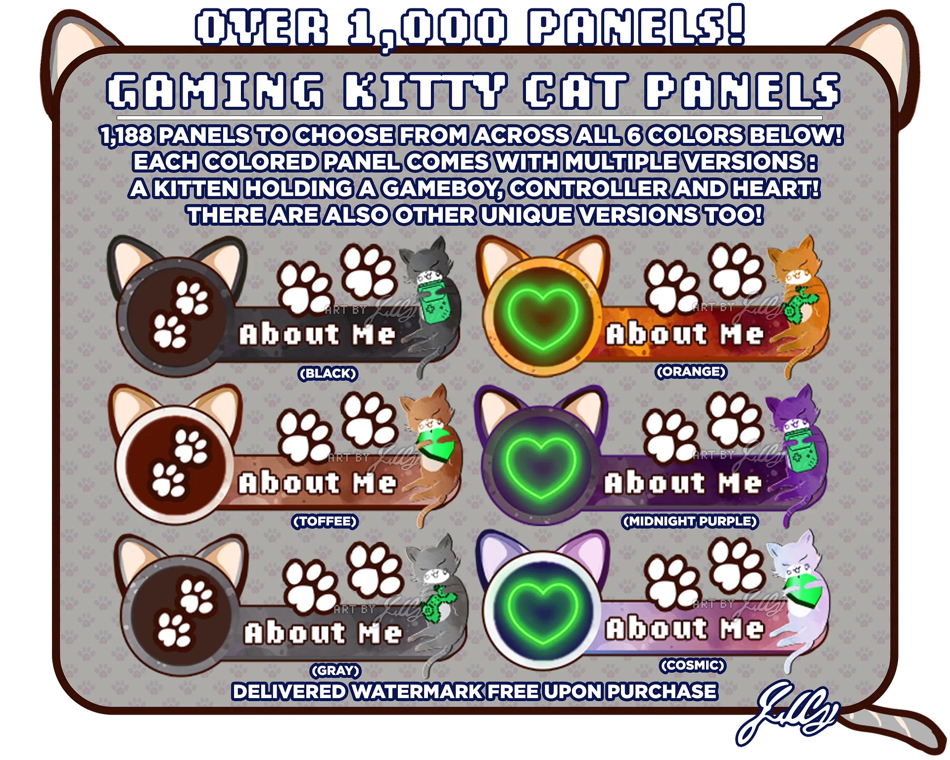Gaming Kitty Streamer Panels product image (1)