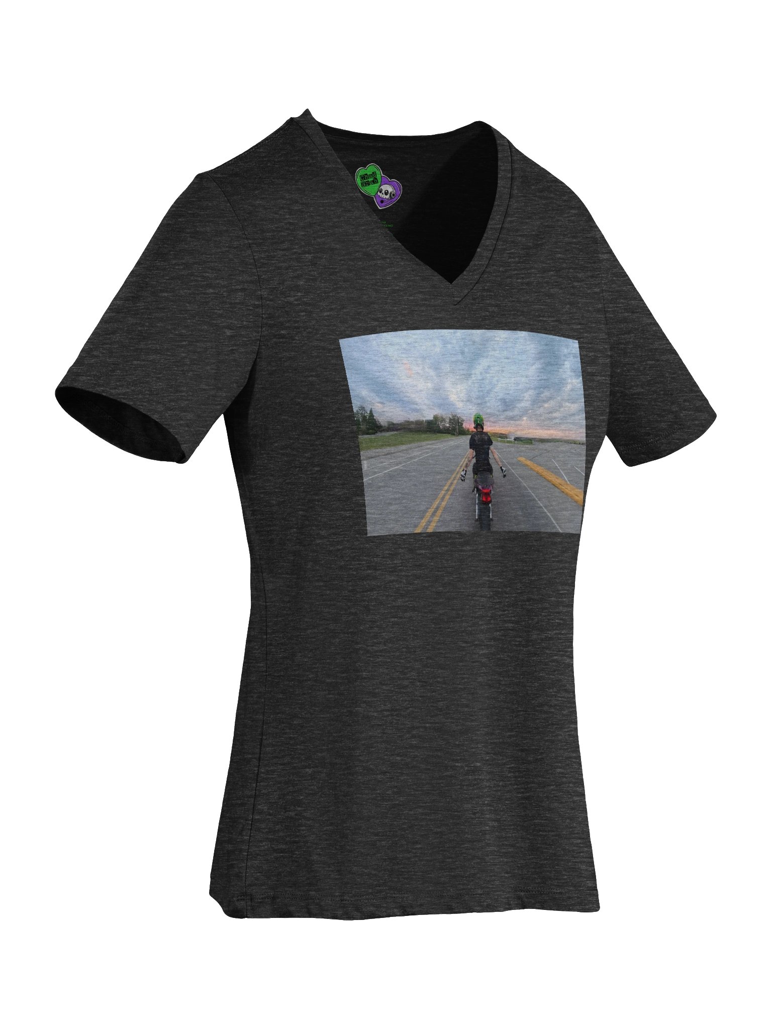 Look Ma No Hands Ladies V-Neck product image (7)