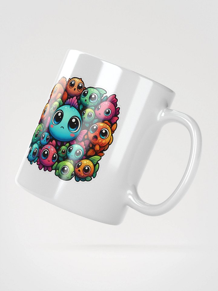 Whimsical Fish Friends White Mug product image (4)