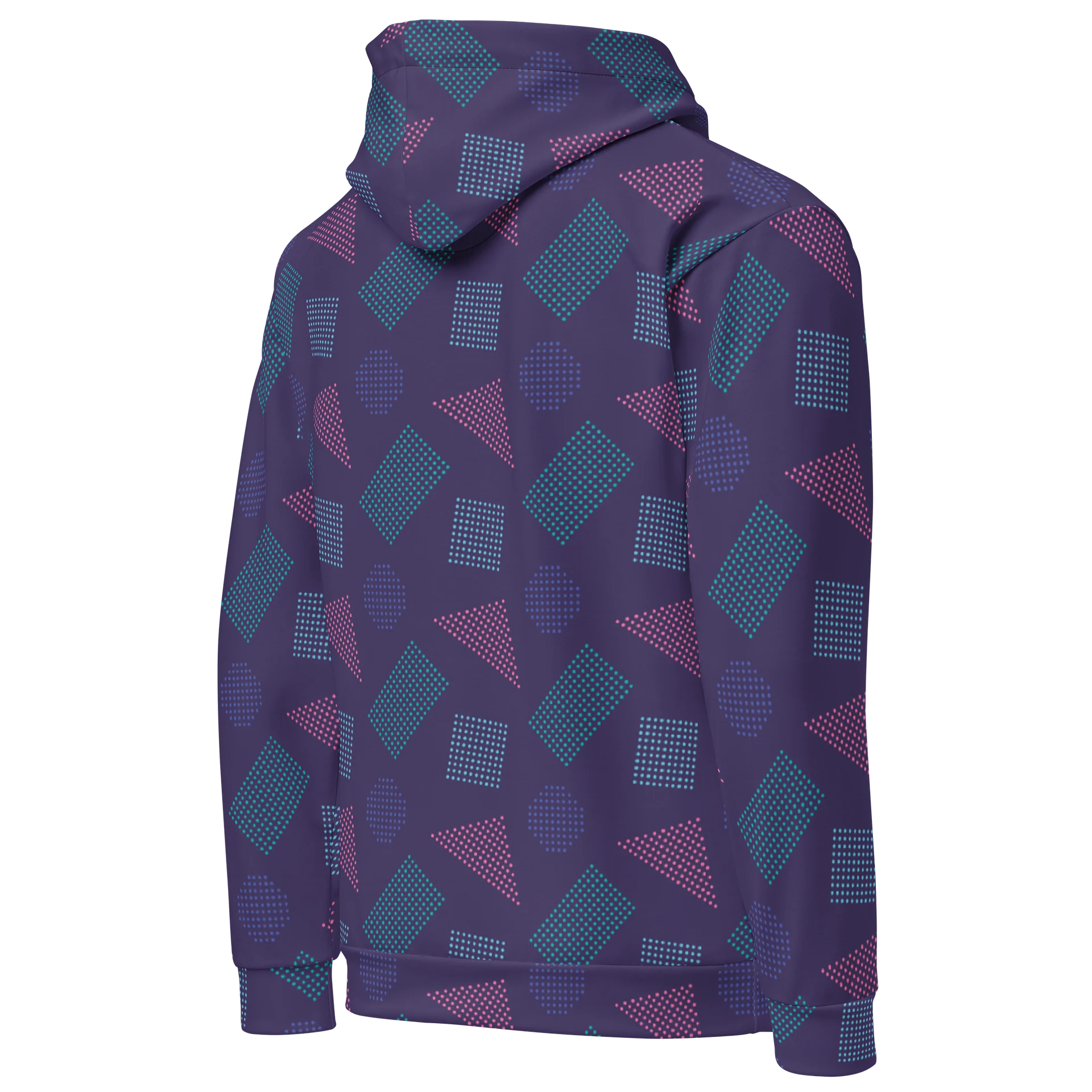 Comfortable Cotton Hoodie with Colorful Geometric product image (4)