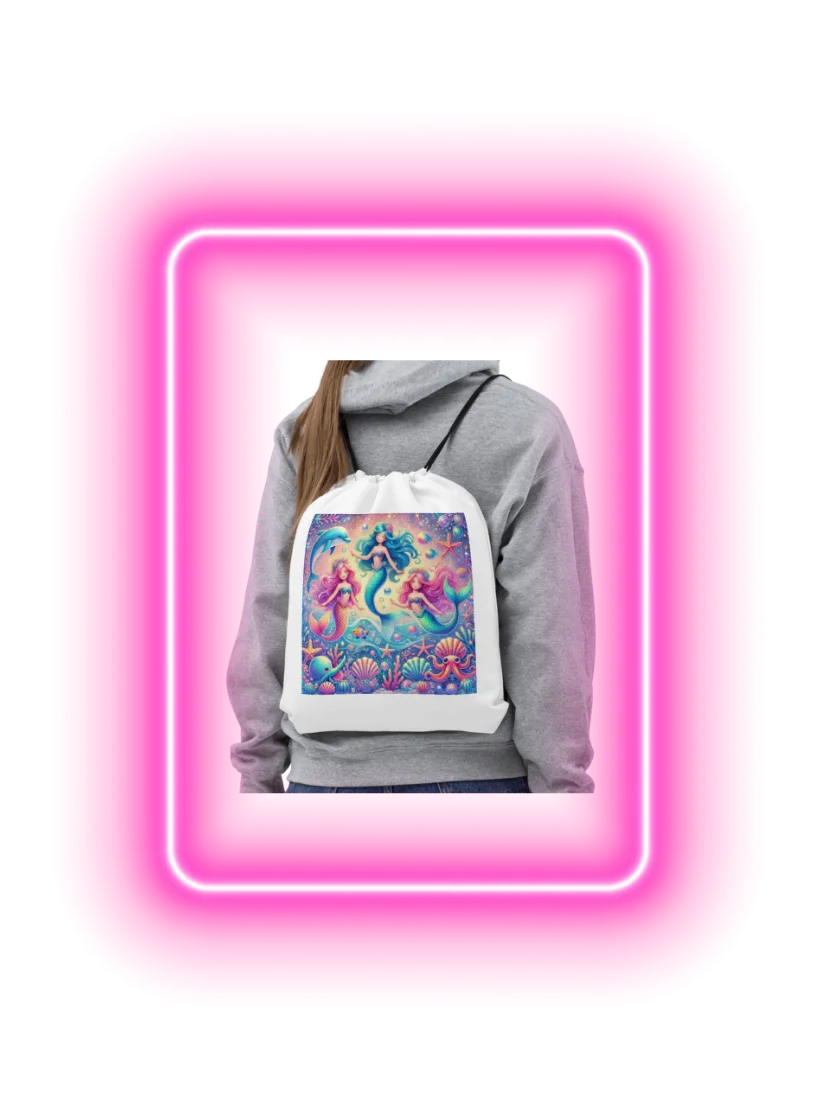 Mermaid Dreams Drawstring Bag product image (1)