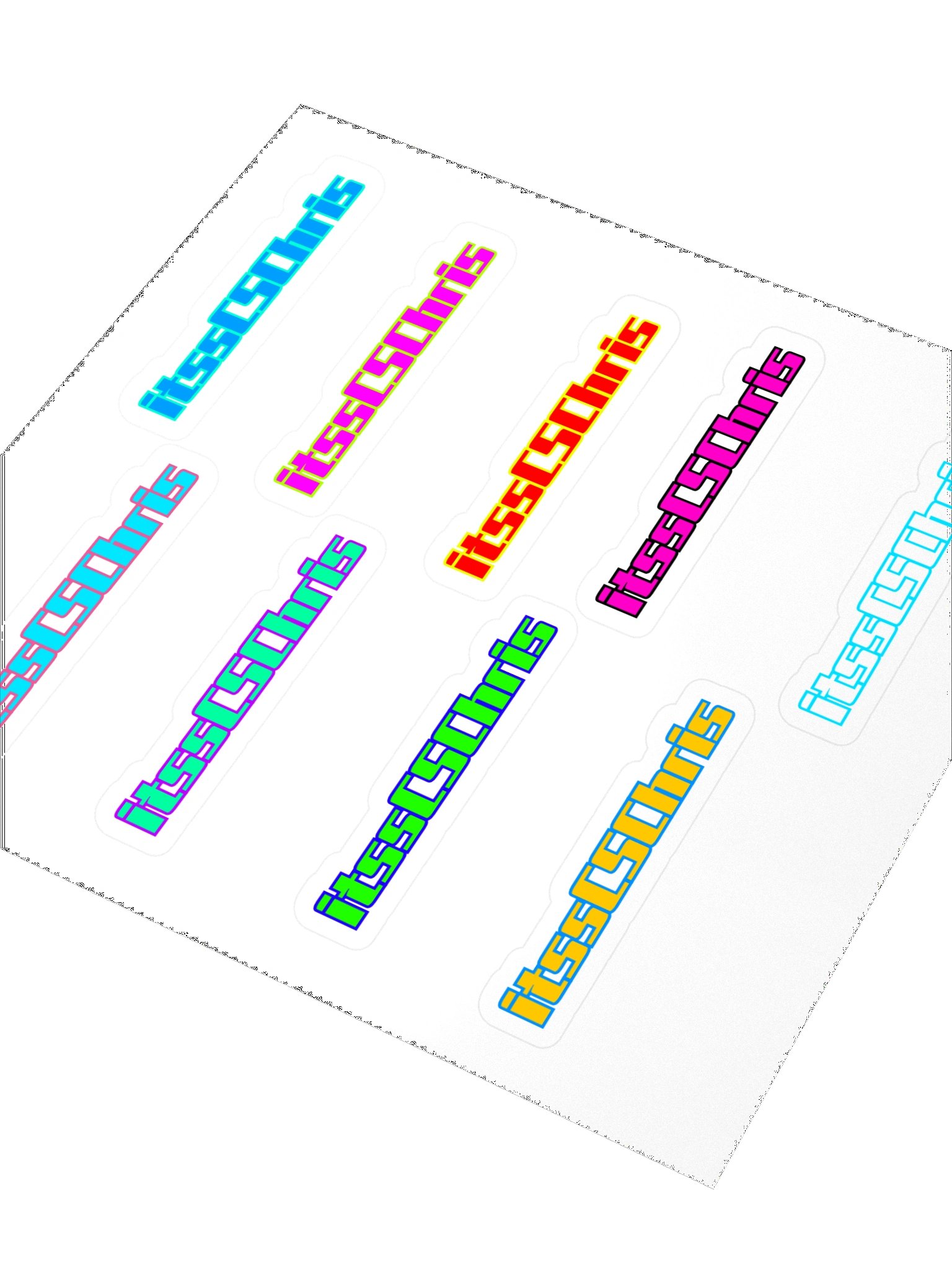 itssCSChris Stickers 9PK product image (3)