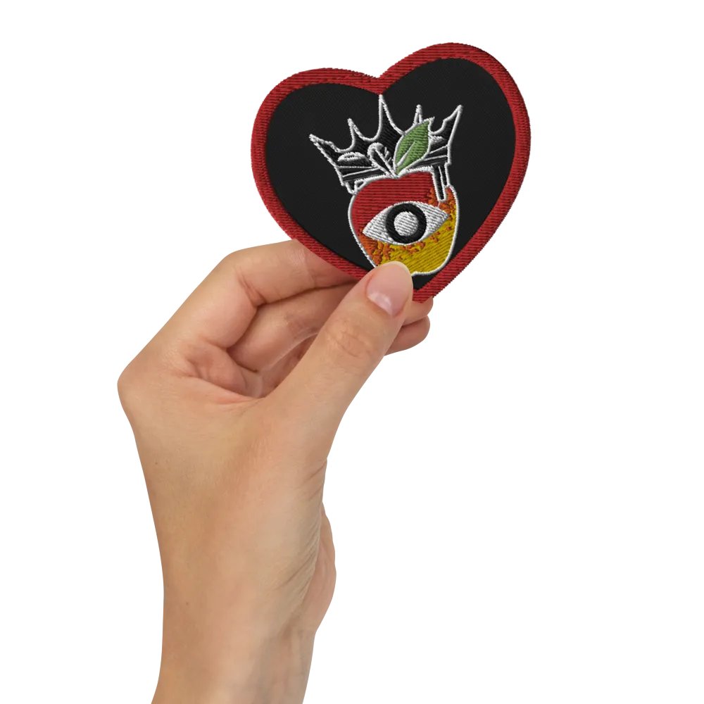 Crowned Apple (Color) ✦ Embroidered Patches product image (3)