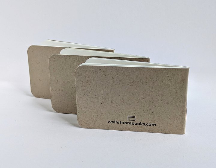Wallet Notebooks (3-pack) - Kraft product image (2)