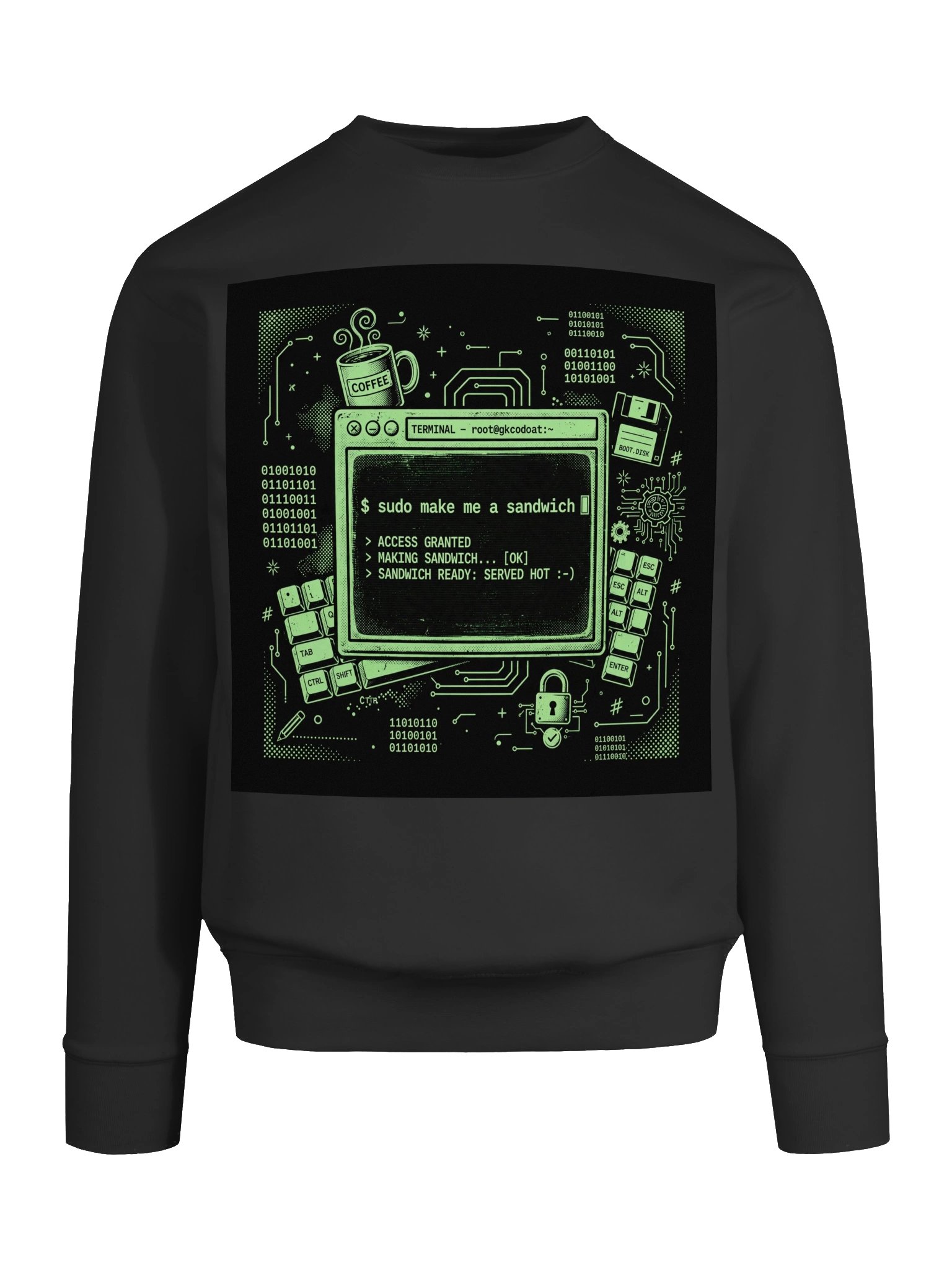 Sudo Make Me a Sandwich Sweatshirt product image (8)