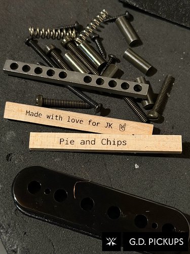A couple special builds heading out to some good friends 🤘

They’ve been around GD Pickups for a while, but this is their fir...