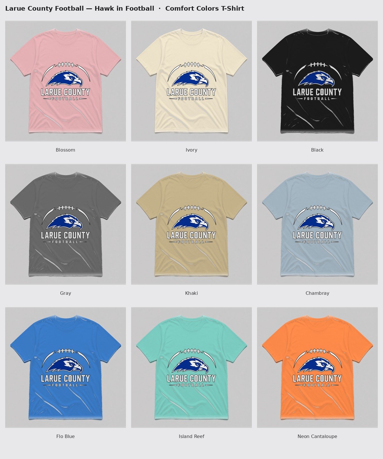 Football Seams Comfort Colors Tee product image (2)