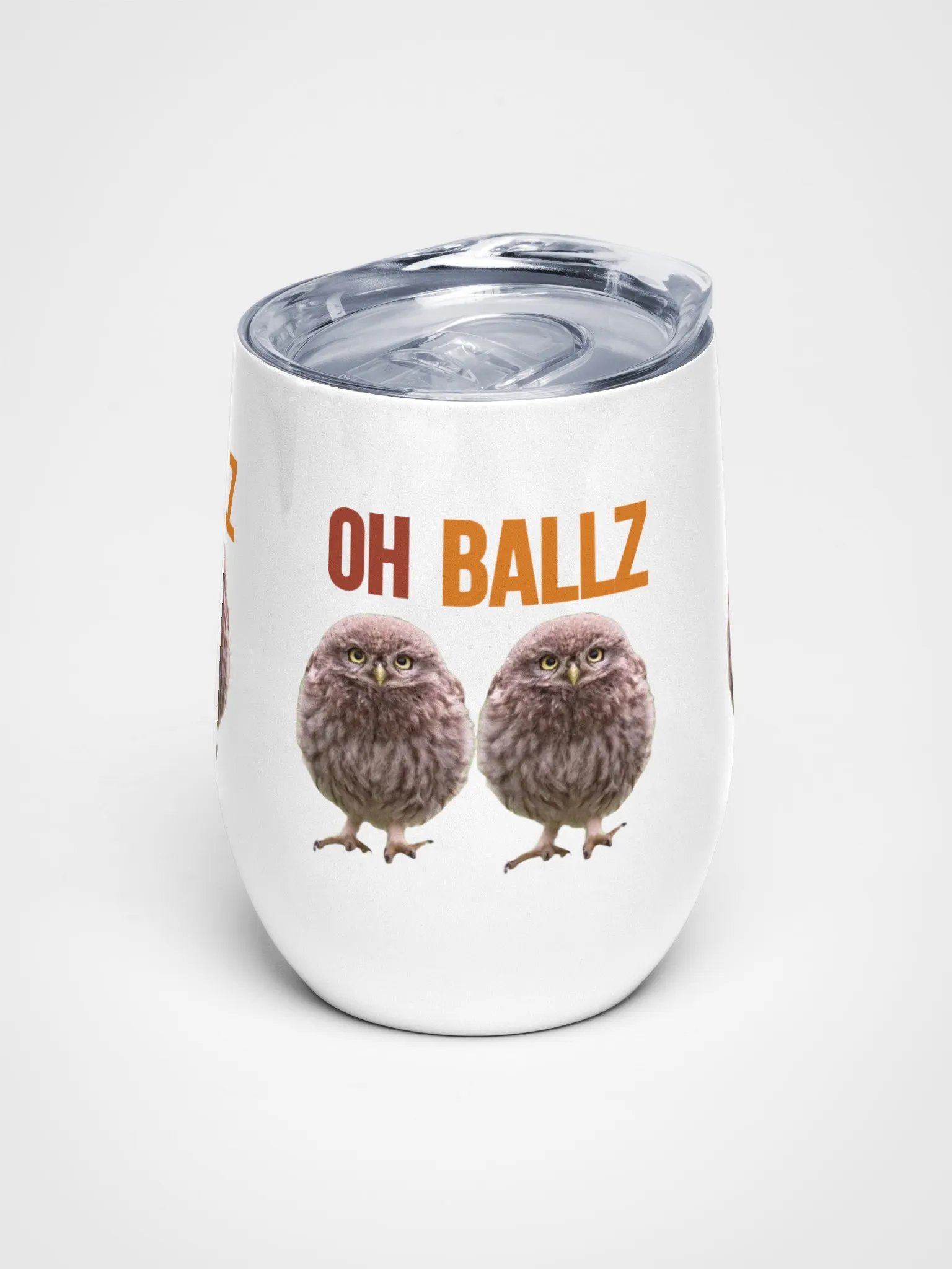 Oh Ballz Owl Small Tumbler product image (1)