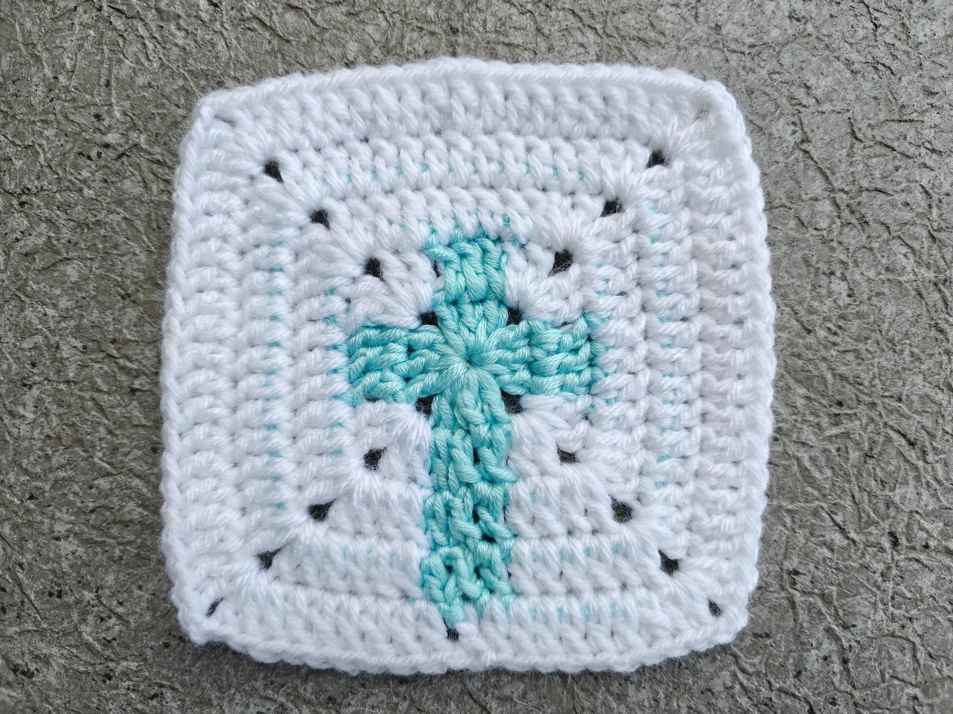 Crochet Cross Motif Block Pattern (Granny Square) product image (3)