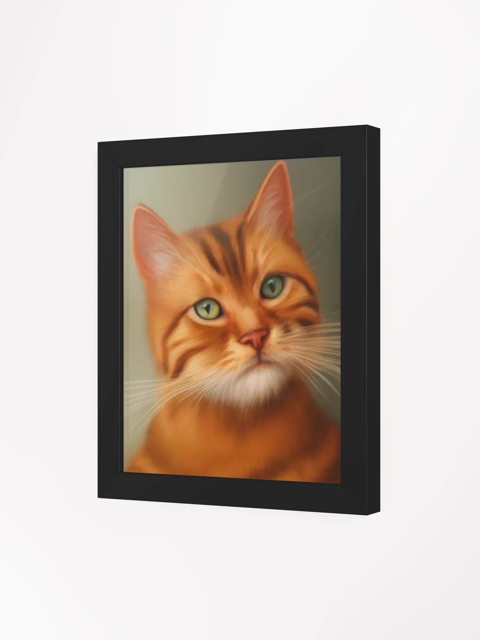 Cat Portrait Framed Matte Poster product image (61)