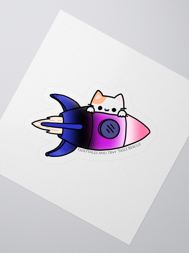 Bi Pride Rocket Cat product image (4)