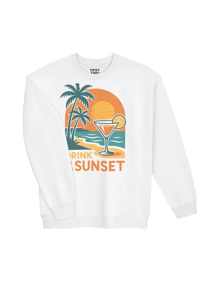 Sunset Sip Crewneck Sweatshirt product image (2)