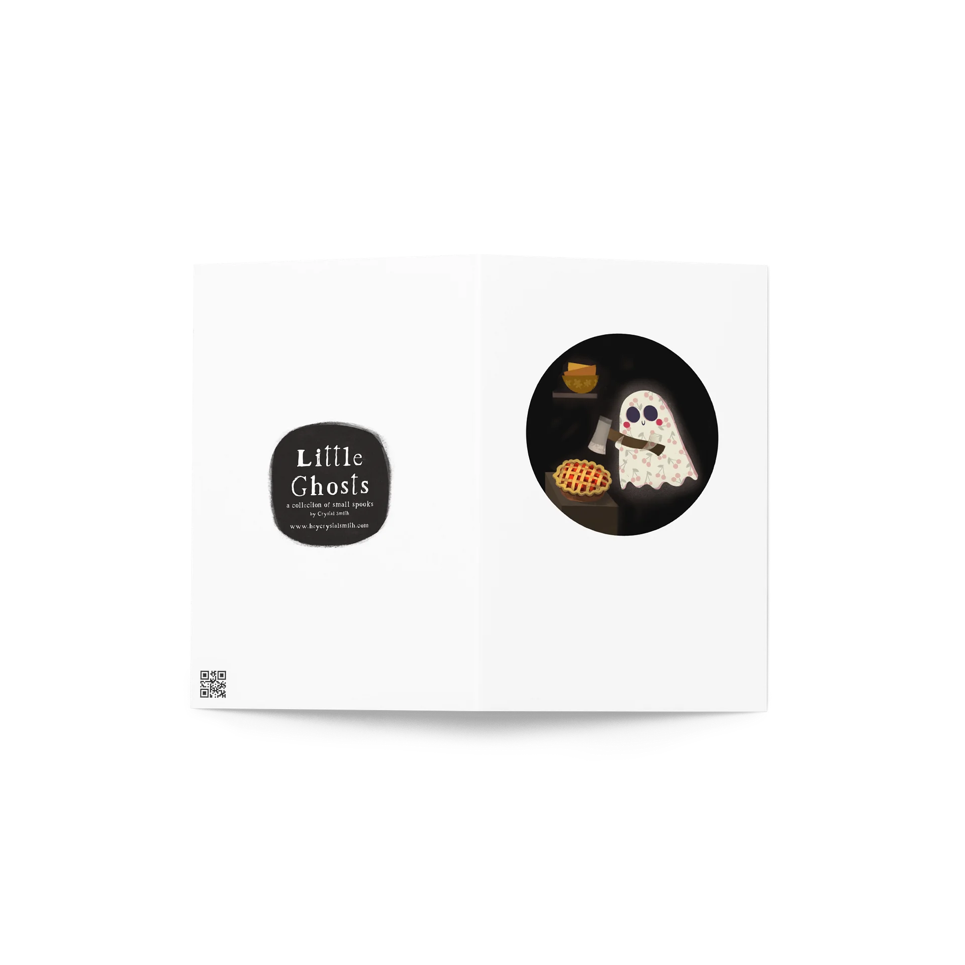 Little Ghost Cherry Pie - Greeting Card product image (5)