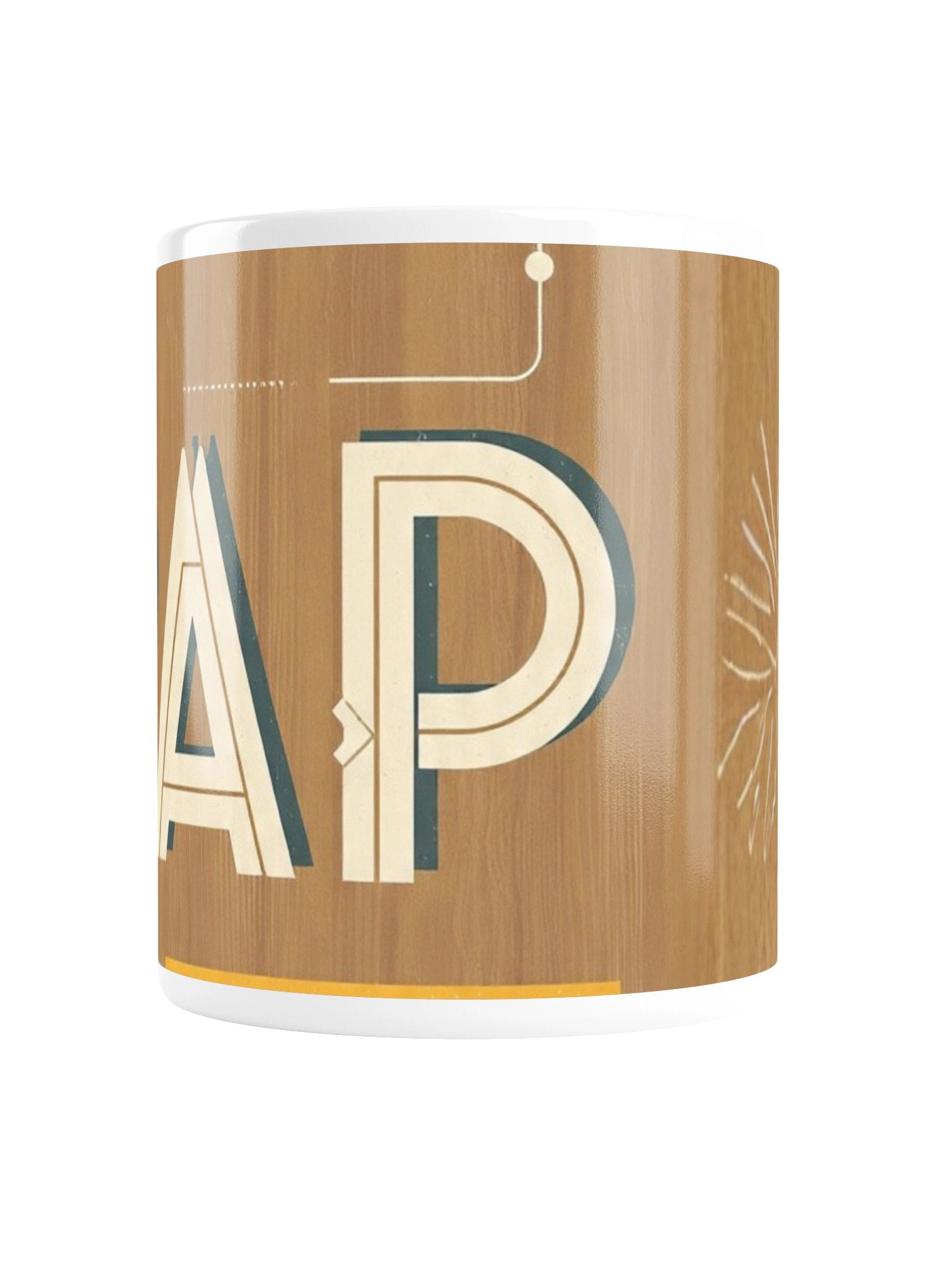 PAP Wood-Style Glossy Mug product image (4)