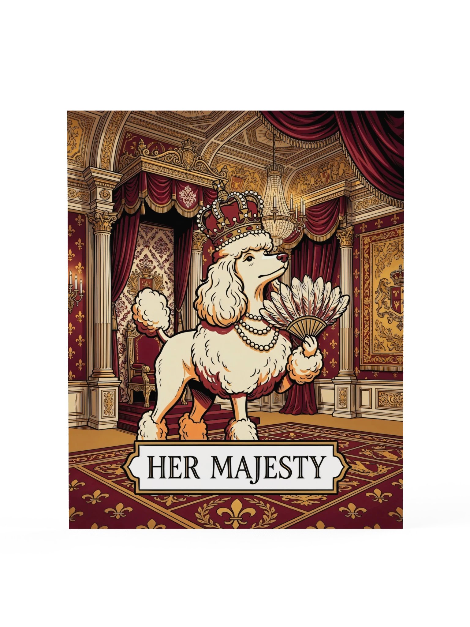 Her Majesty Poodle Poster product image (15)