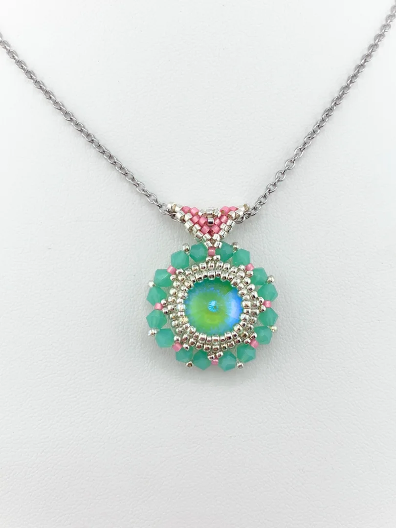 Crystal Aria Pendant - Pink/Green *Pendant Only* product image (3)