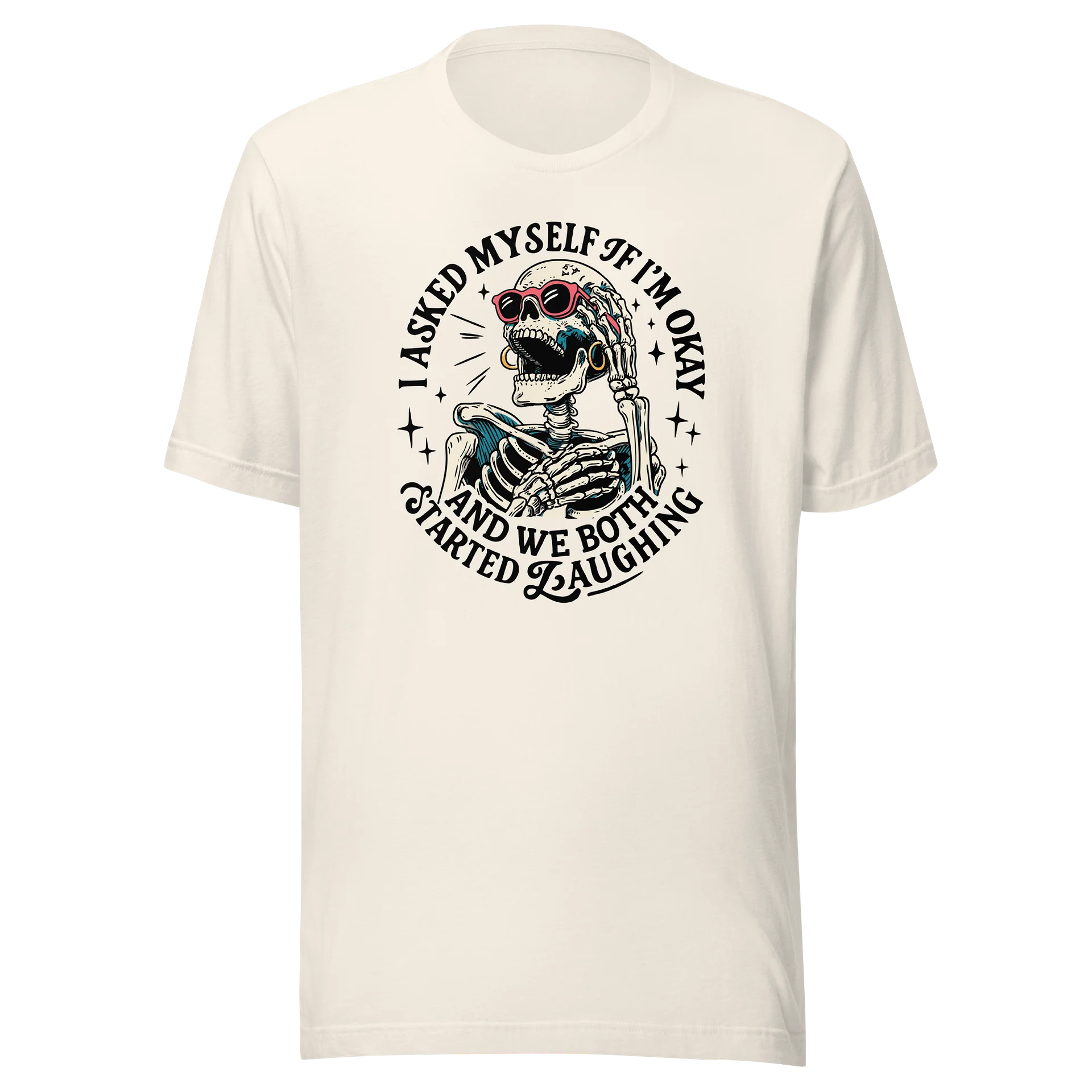 I Asked Myself If Im Ok Humor T-Shirt product image (2)