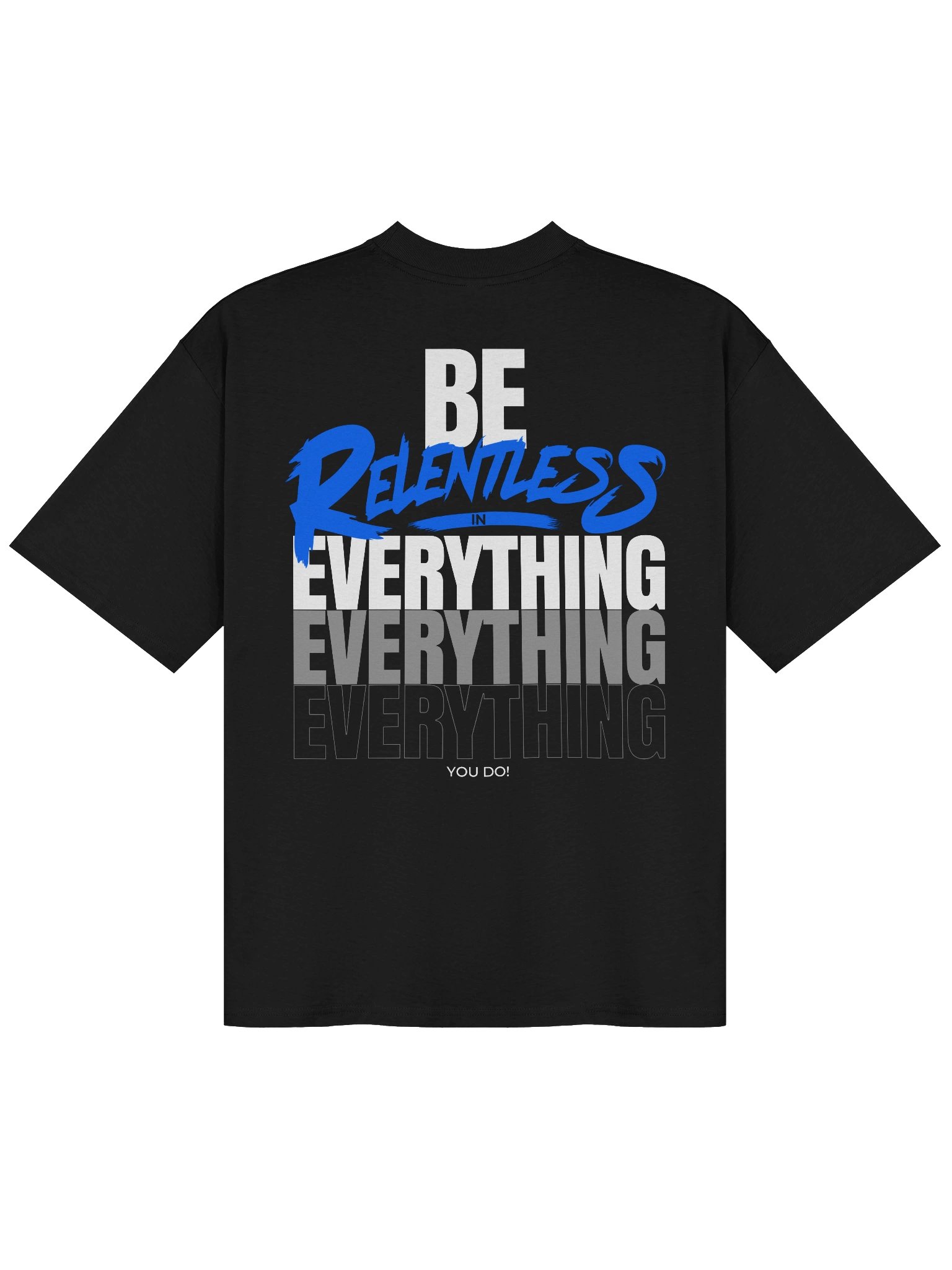Blue Relentless Oversized Tee product image (2)