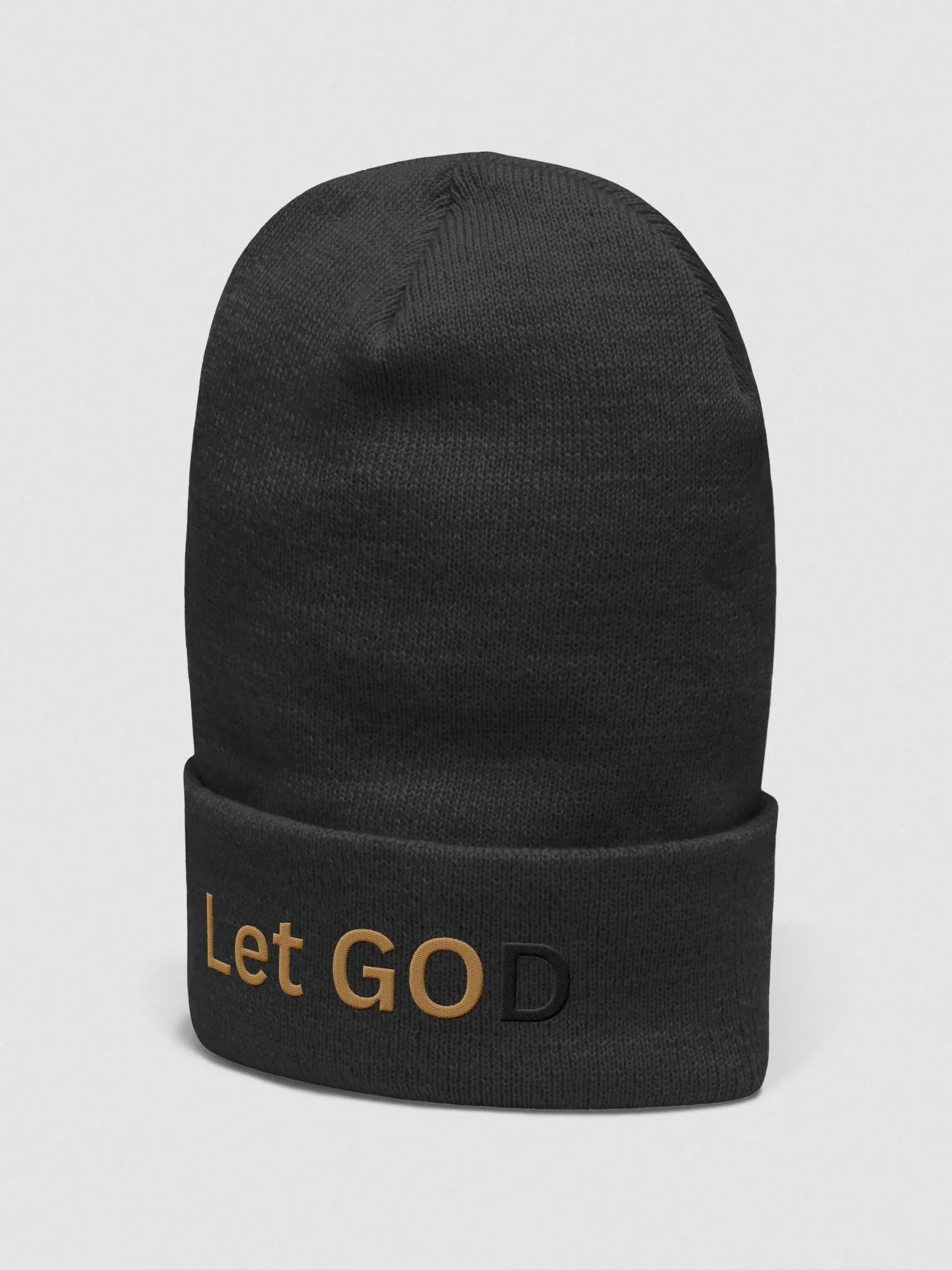 Let GO Embroidered Beanie product image (9)