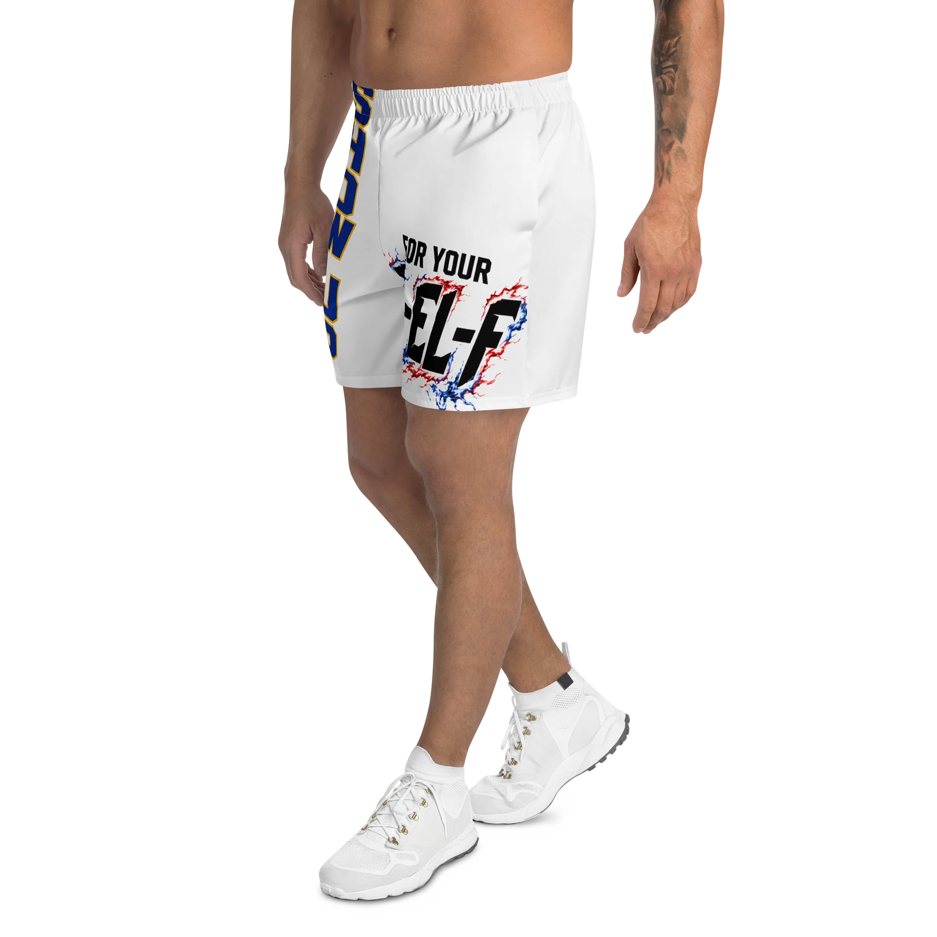 Show Up for Your S-EL-F — WholelyVerse Athletic Shorts product image (3)