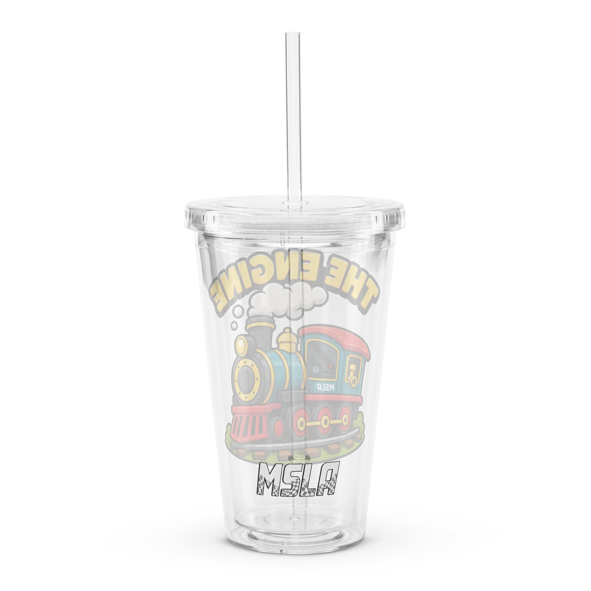 The Engine - Double Wall Clear Plastic Tumbler product image (6)
