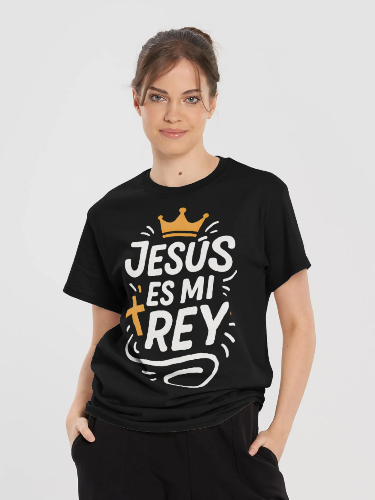Camiseta Unisex Manga Corta | Jesús es mi Rey product image (14)