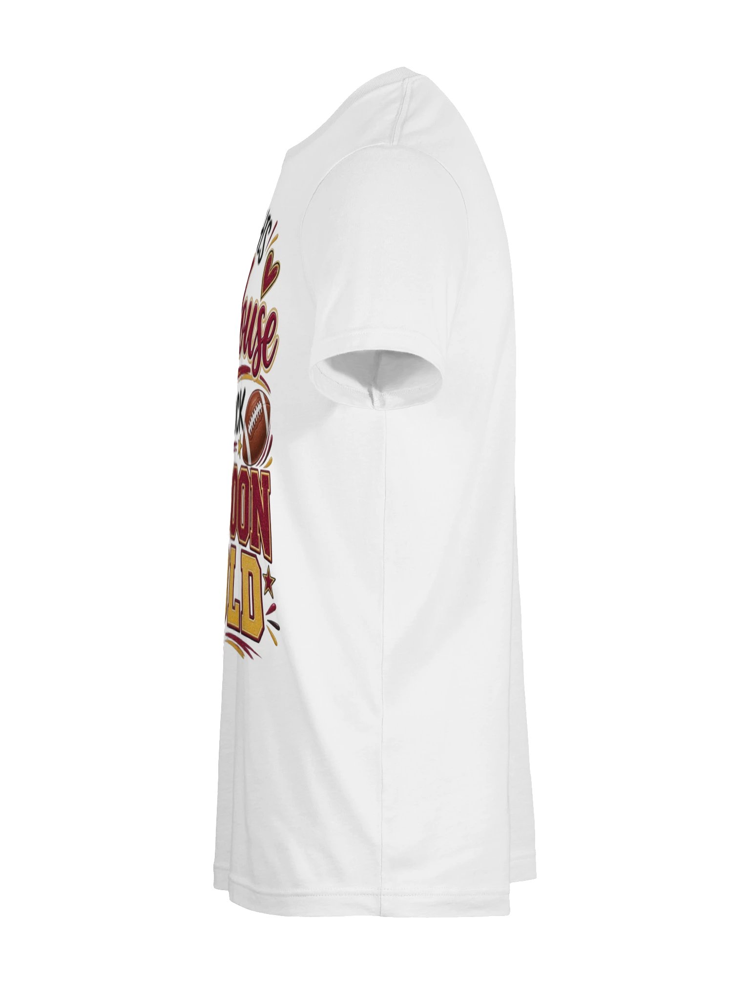 In This House We Rock Maroon & Gold Tee product image (33)