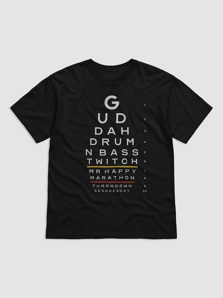 Eye Test T-Shirt (Dark) product image (2)