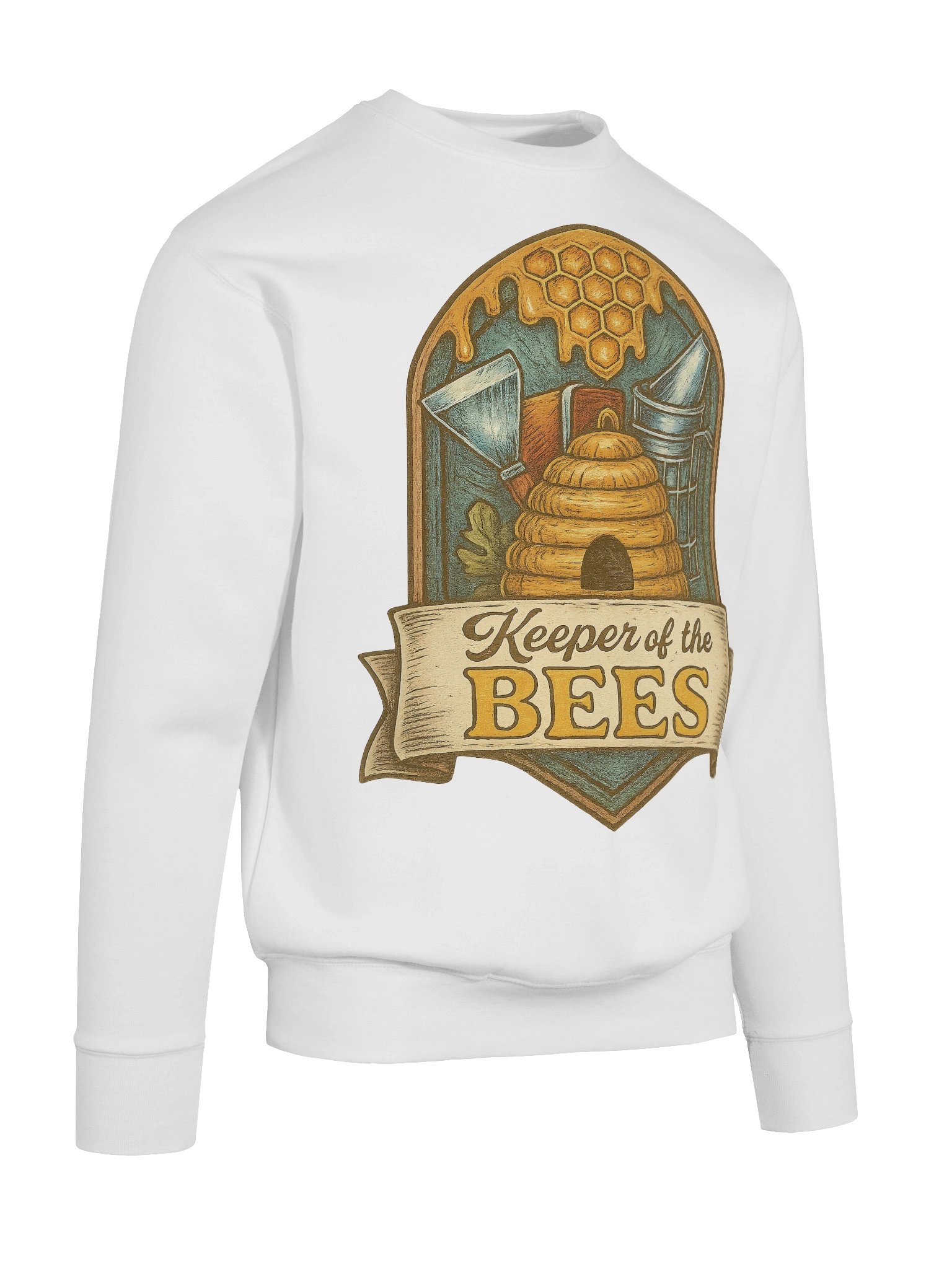 Keeper of the Bees Sweatshirt - Beekeeping T shirt Gift for Bee Lovers & Backyard Beekeepers product image (10)