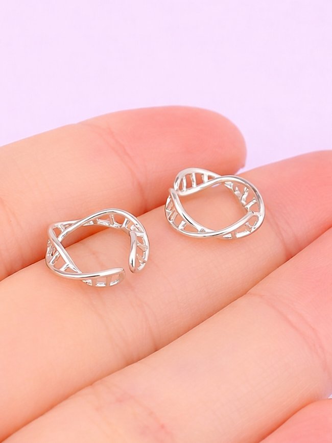 Adjustable DNA Design Ring and Ear Cuff product image (3)