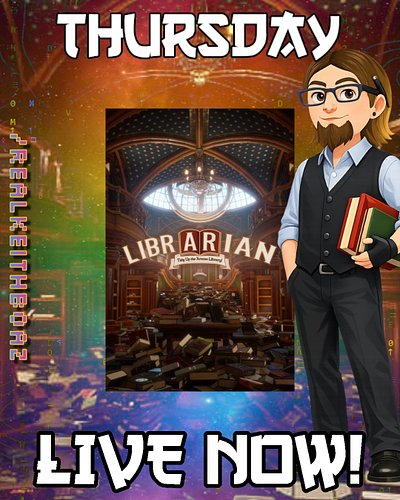 Today’s stream is Librarian: Tidy Up The Arcane Library — magical messes, arcane books, and cozy chaos.
Pull up and help me s...