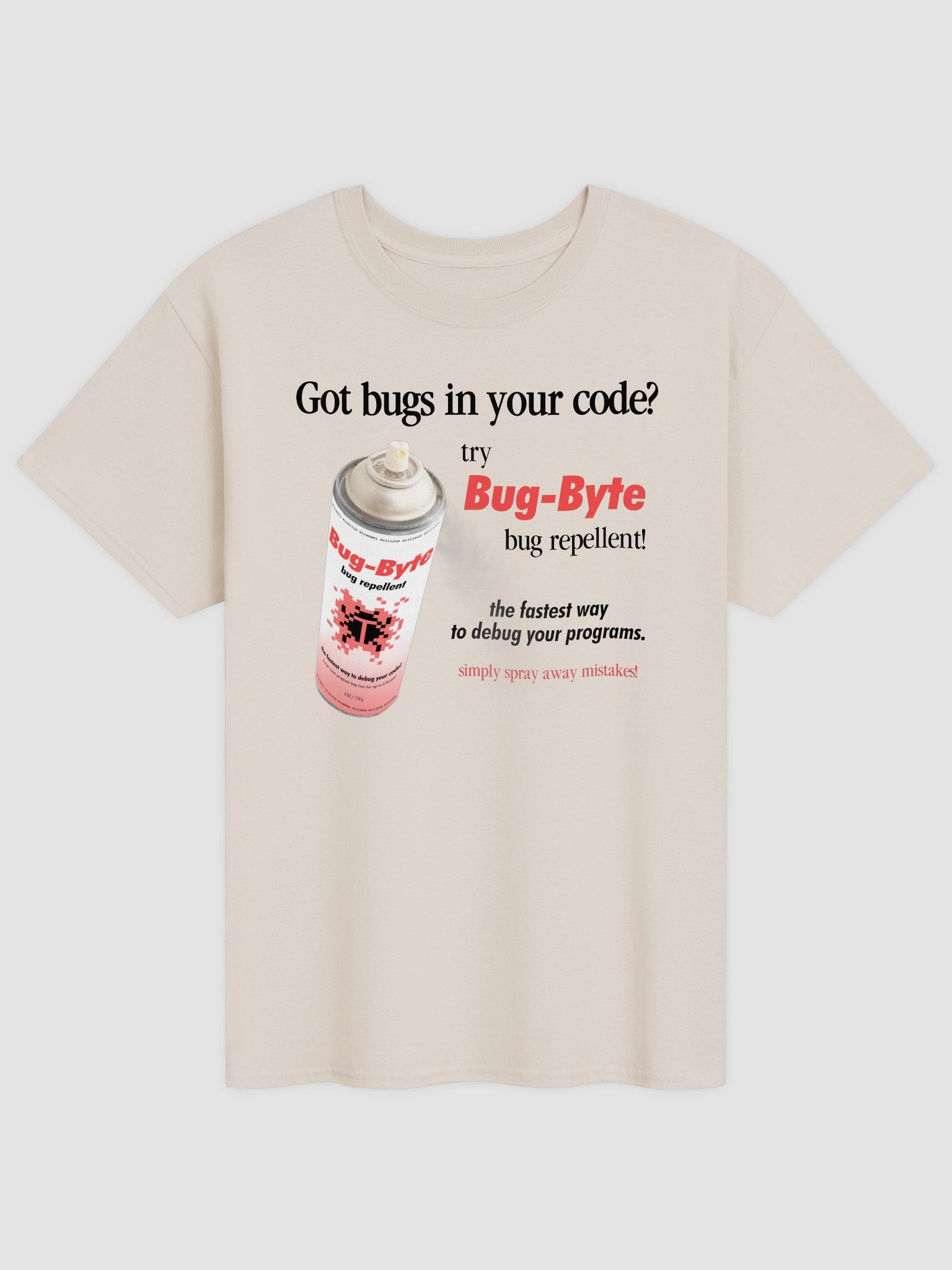 "Bug-Byte" Debug spray T-shirt - variant product image (1)