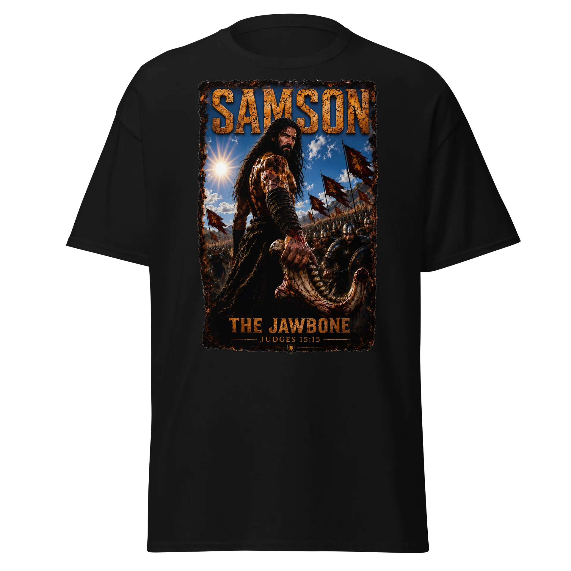 Samson—The Jawbone - Christian Bible Story Shirt product image (1)