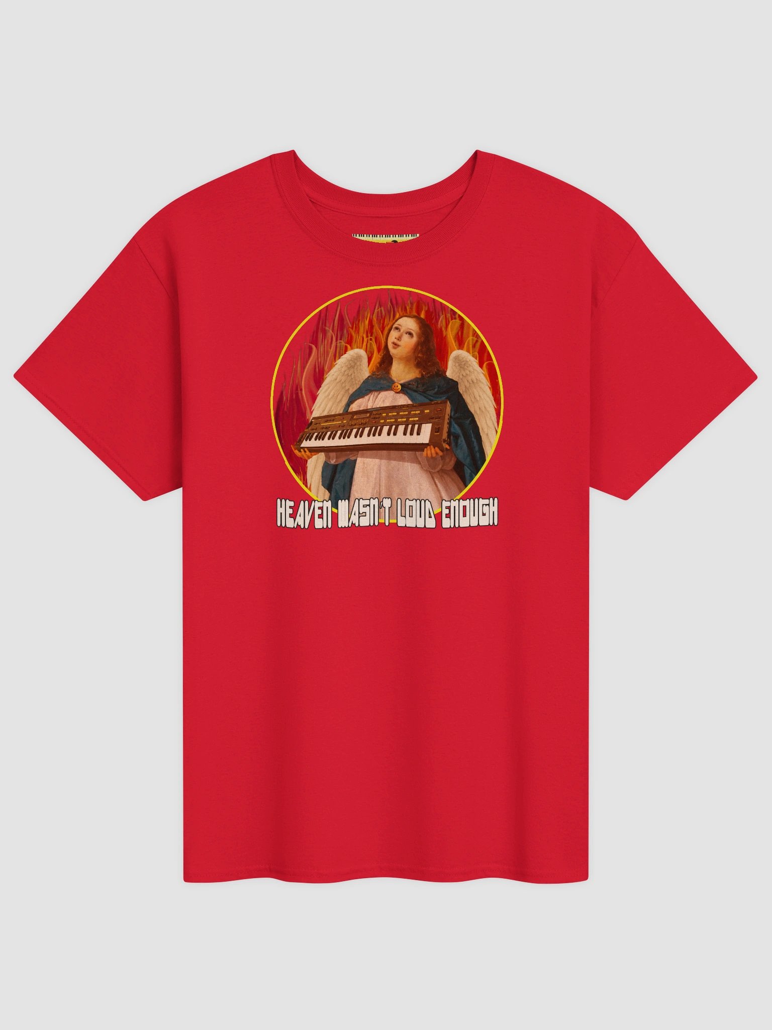 HEAVEN WASN'T LOUD ENOUGH, by Frank Fonik, Techno EDM Unisex t-shirt product image (2)