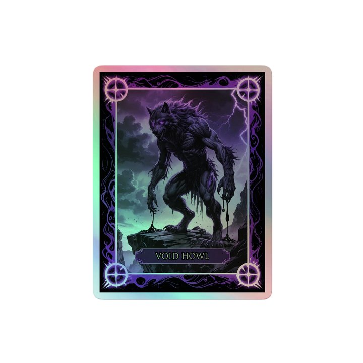 Void Howl Holographic Sticker Sheet product image (2)