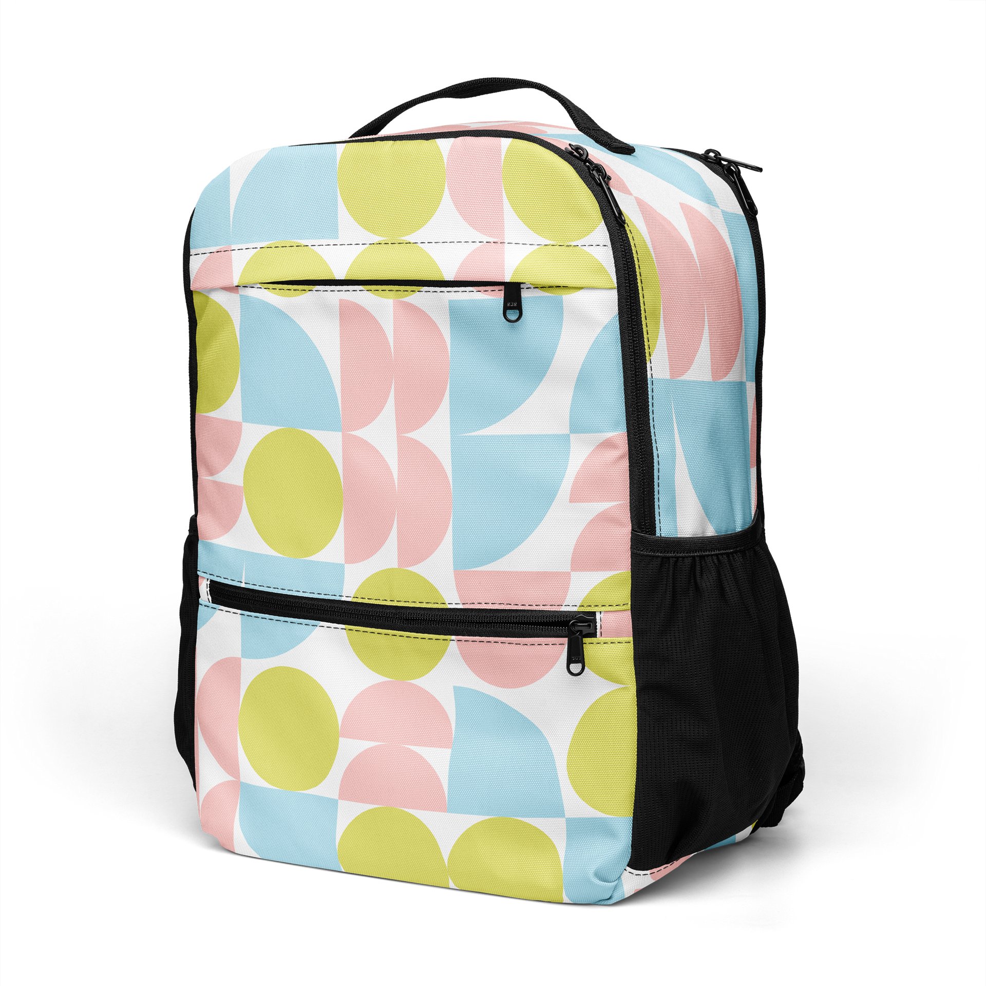 Pastel Geometry All-Over Backpack product image (5)