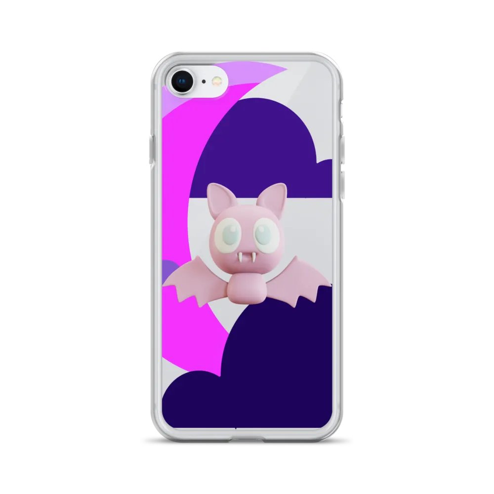 Fangtastic Bat Clear iPhone Case product image (1)