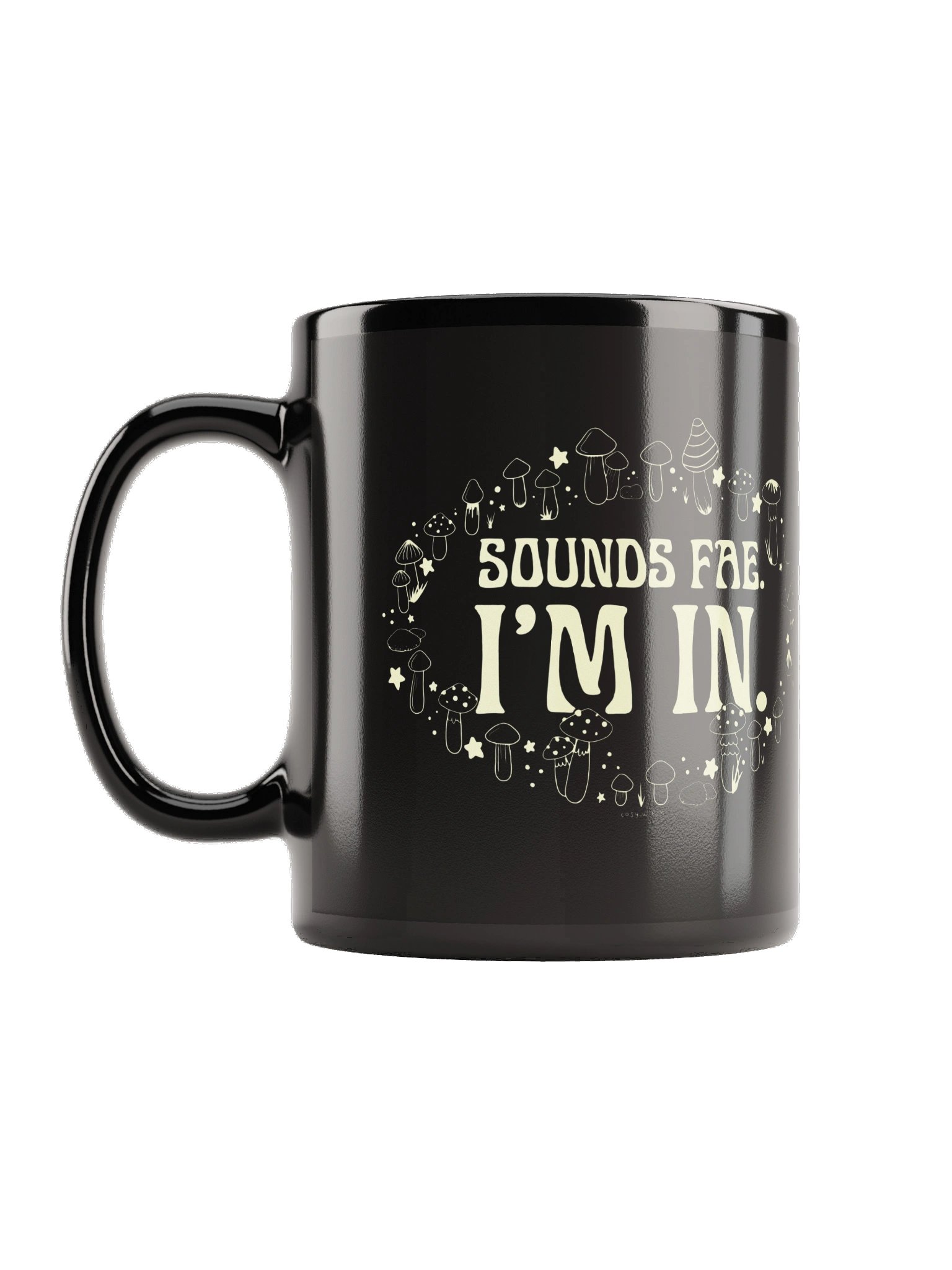 Sounds Fae Black Mug product image (1)